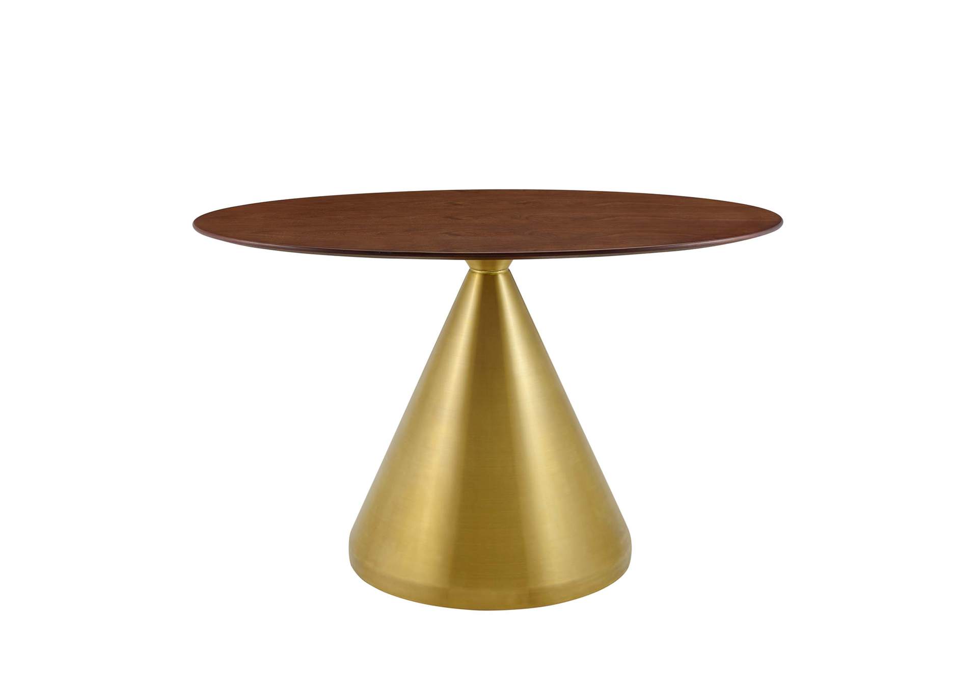 Gold Walnut Tupelo 48" Oval Dining Table,Modway