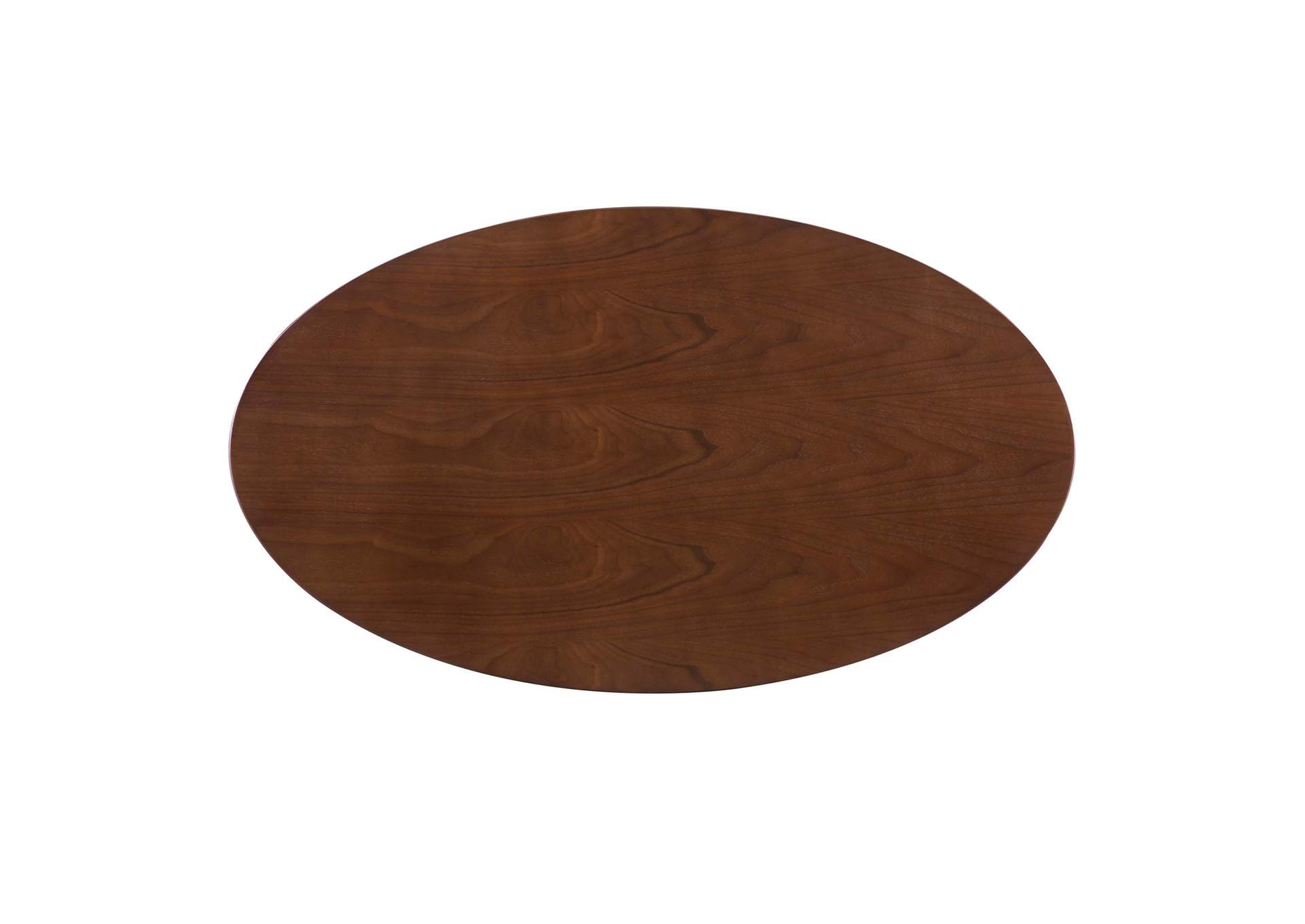 Gold Walnut Tupelo 48" Oval Dining Table,Modway