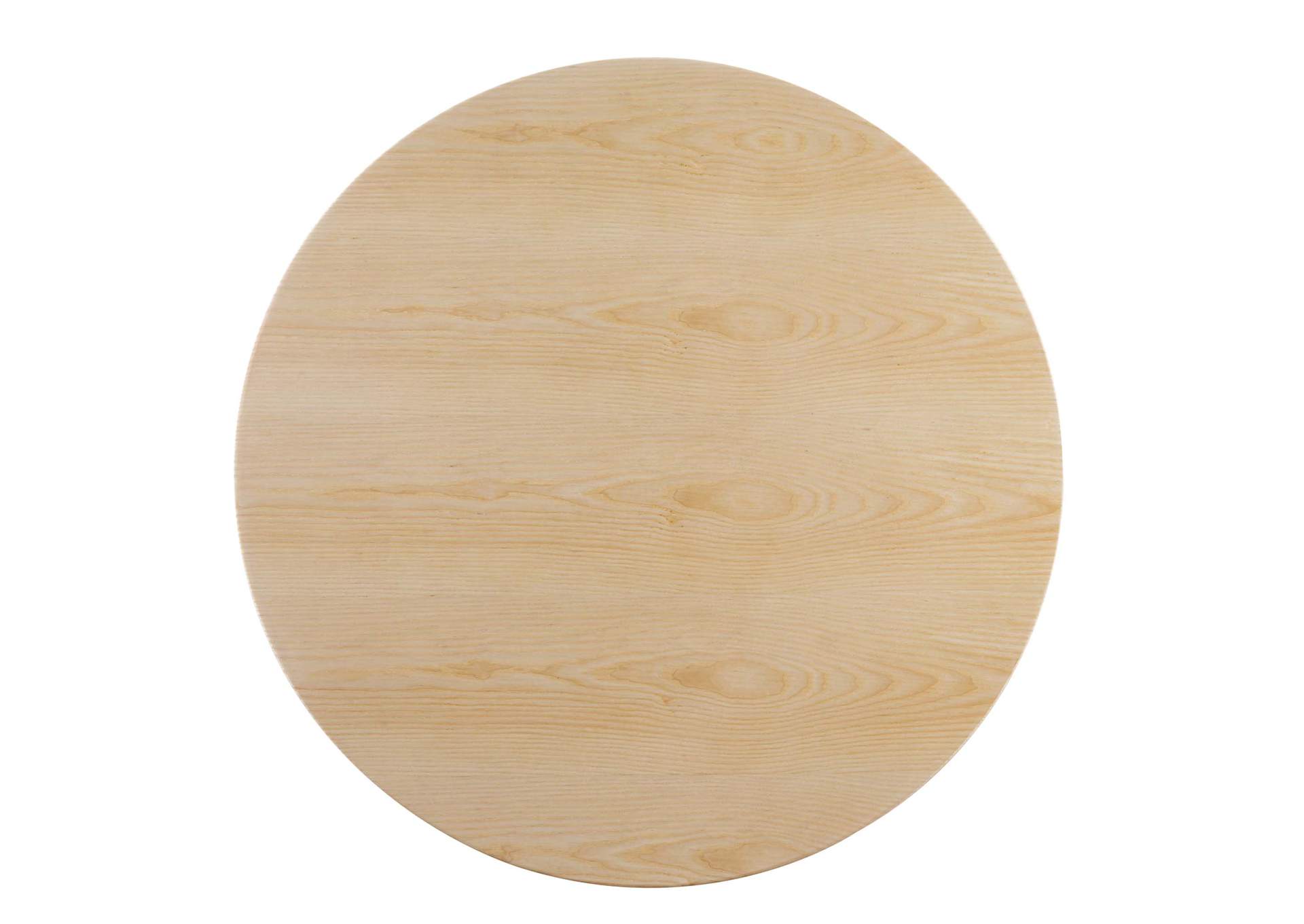 Gold Natural Tupelo 40" Dining Table,Modway