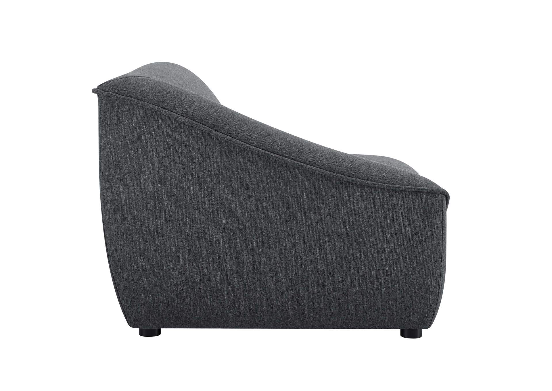 Charcoal Comprise 2-Piece Loveseat,Modway