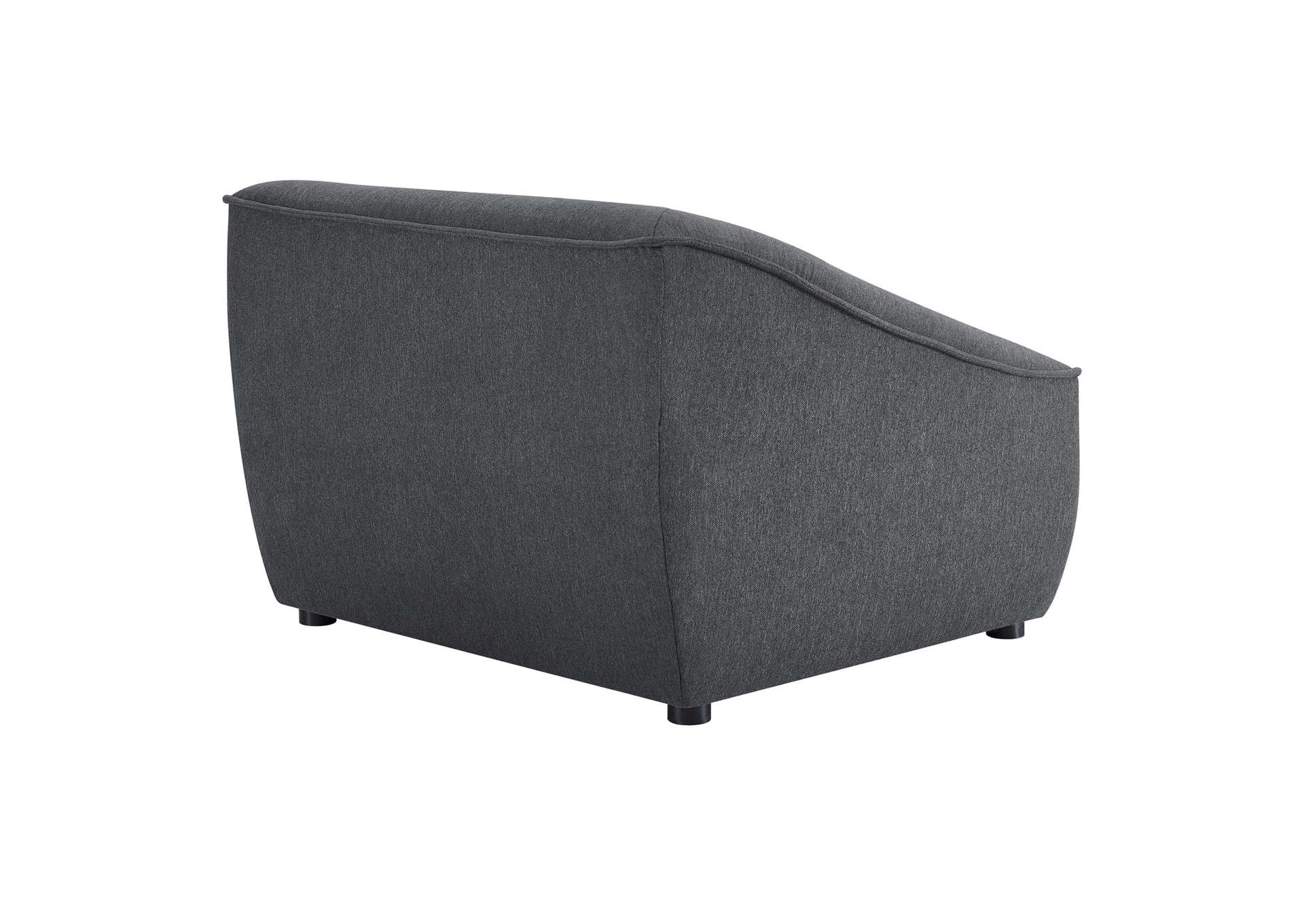 Charcoal Comprise 4-Piece Living Room Set,Modway