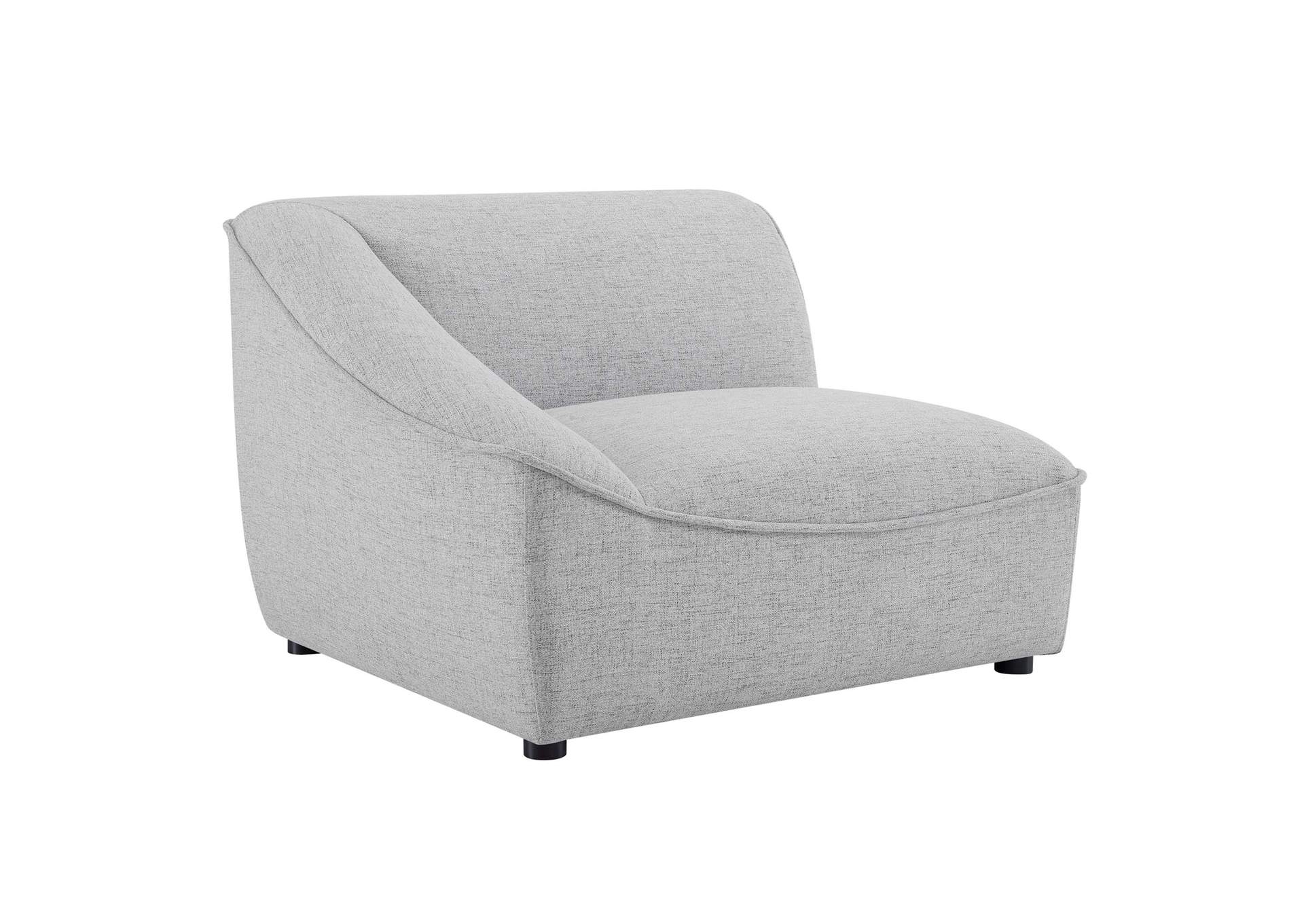 Light Gray Comprise 5-Piece Living Room Set,Modway