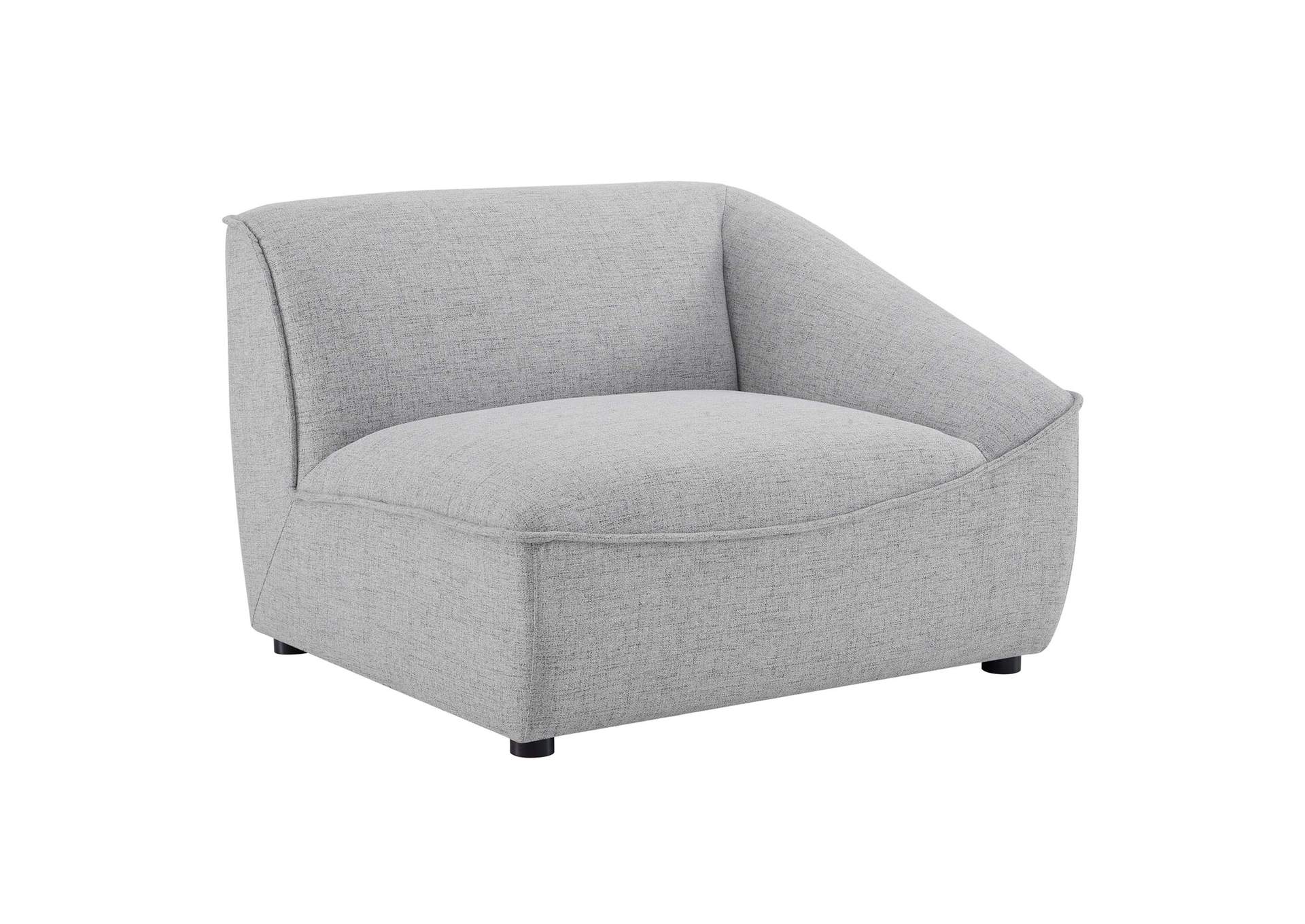 Light Gray Comprise 5-Piece Living Room Set,Modway