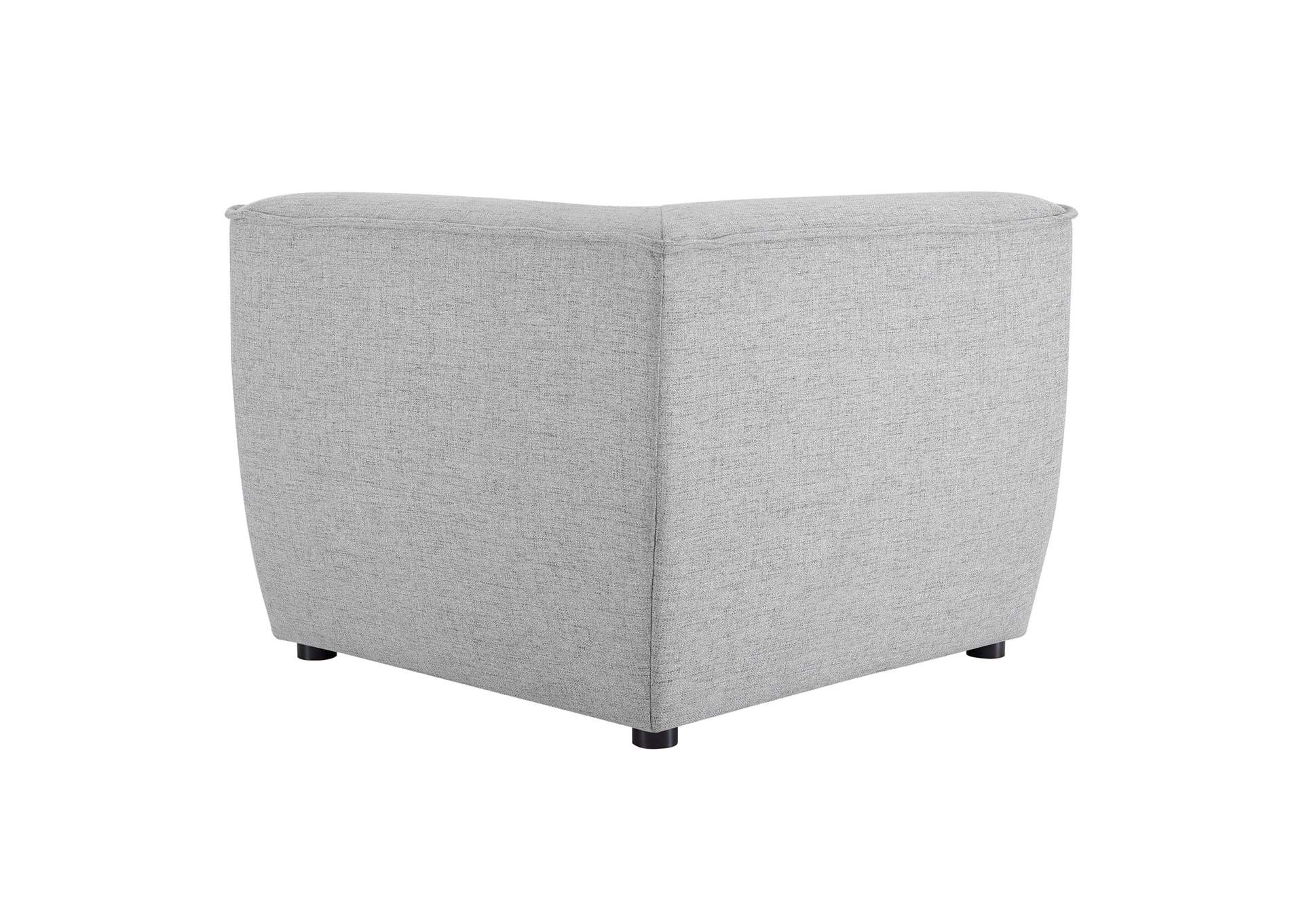 Light Gray Comprise 5-Piece Sectional Sofa,Modway