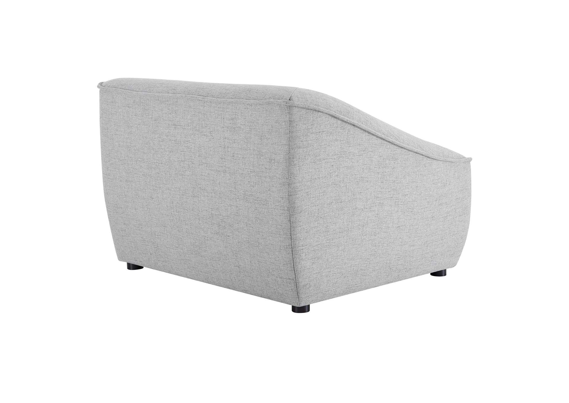 Light Gray Comprise 6-Piece Sectional Sofa,Modway