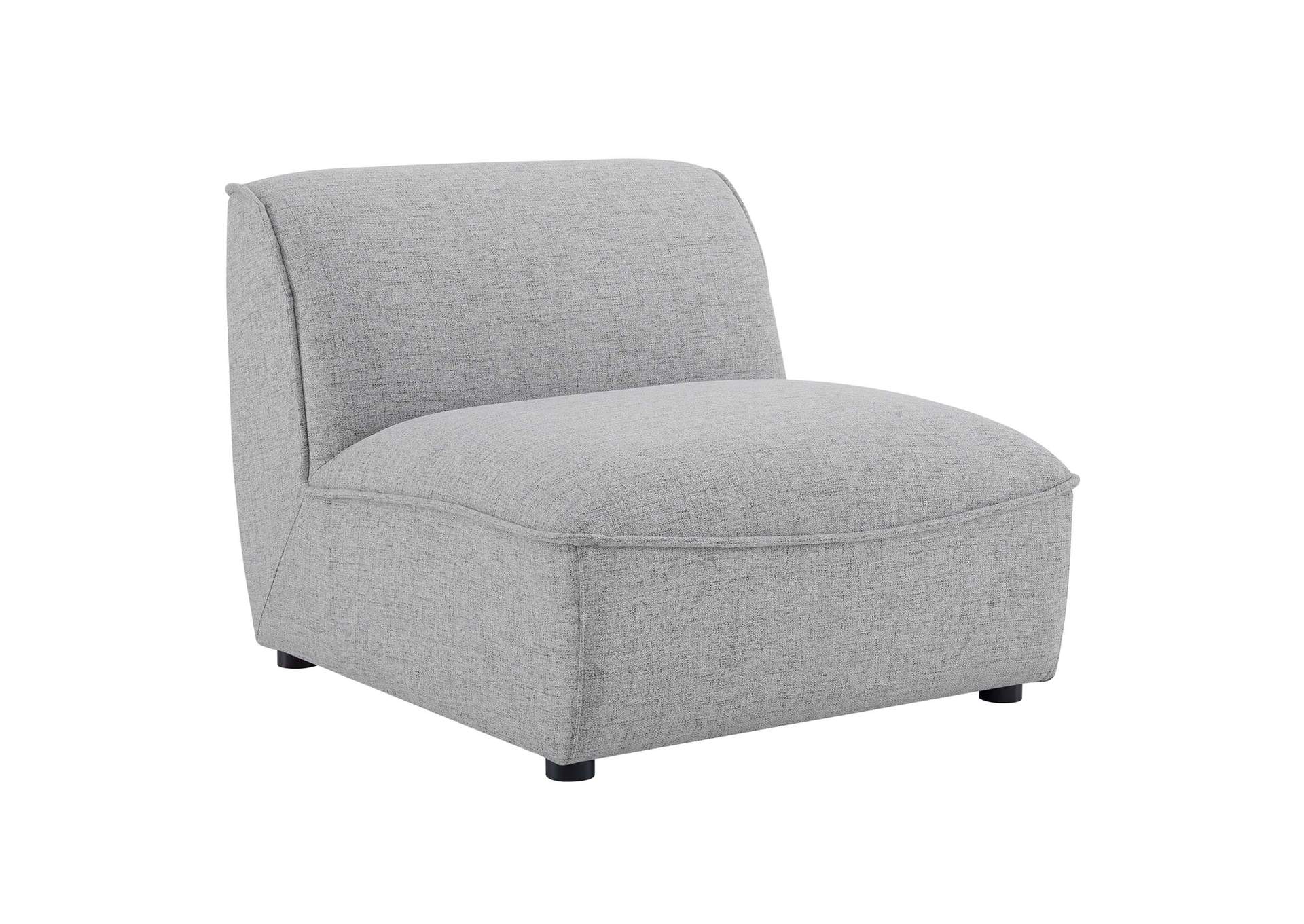 Light Gray Comprise 7-Piece Sectional Sofa,Modway