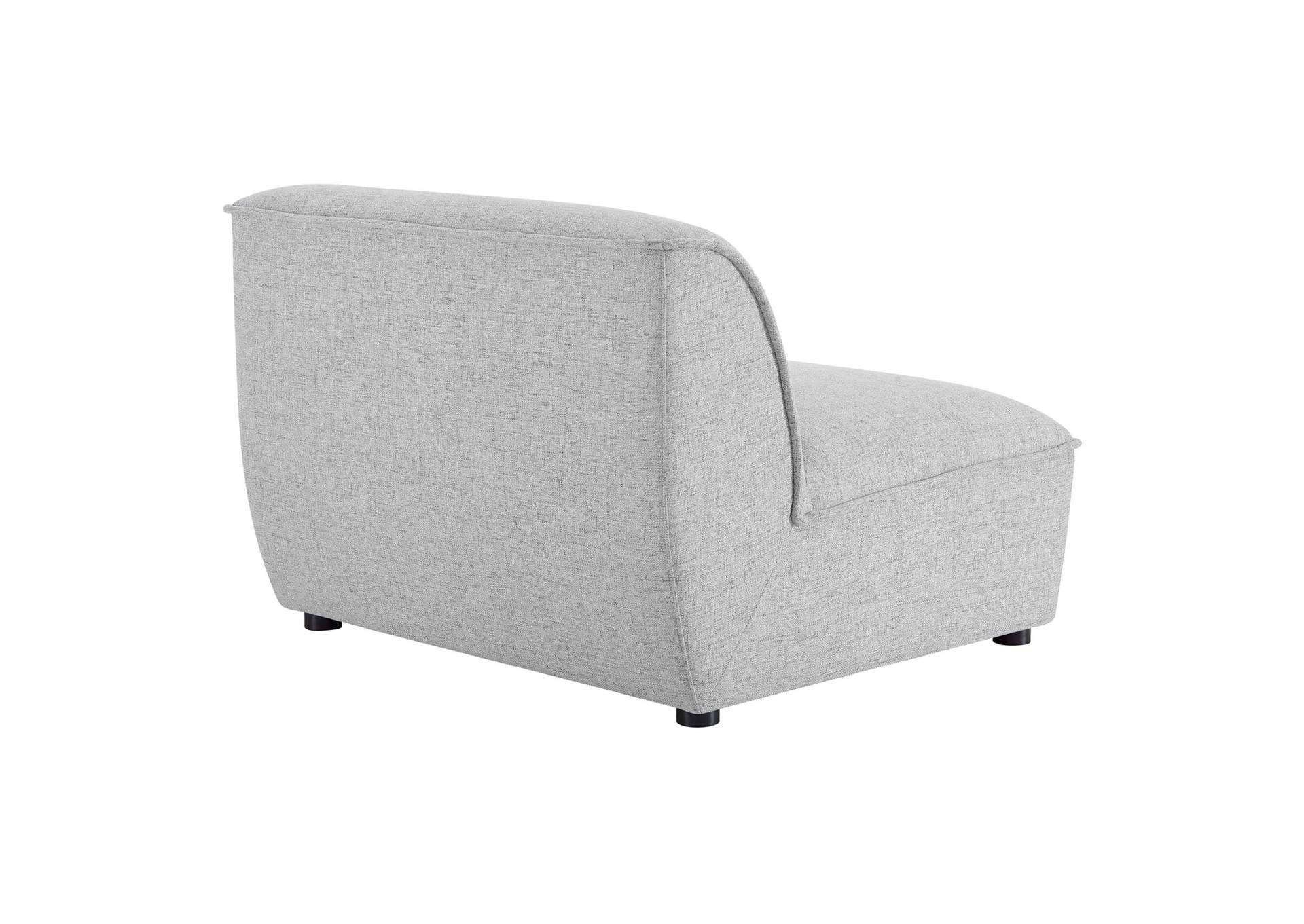 Light Gray Comprise 7-Piece Sectional Sofa,Modway