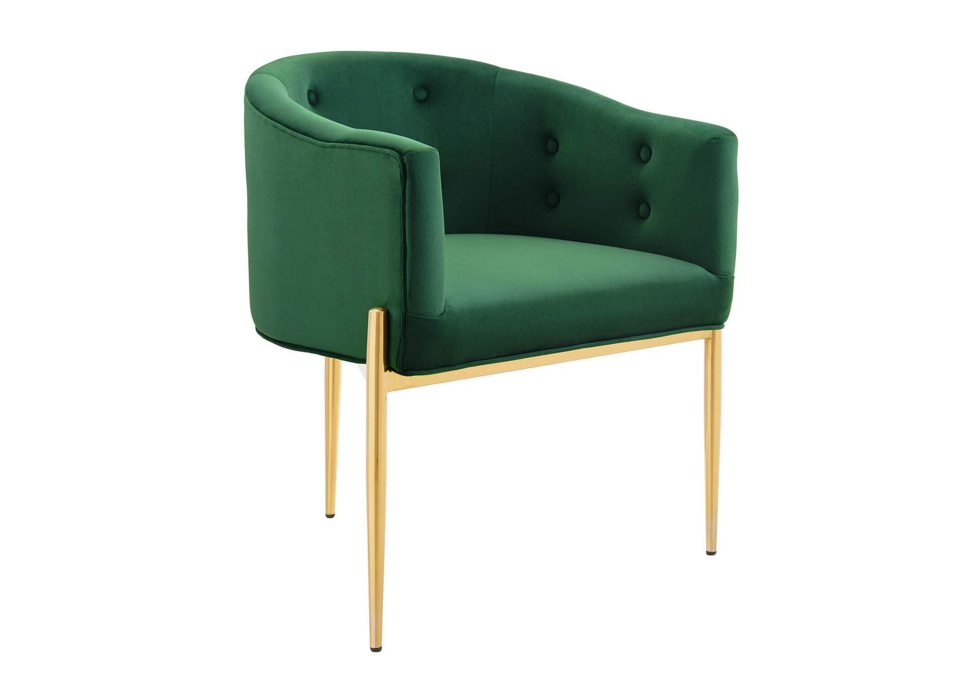 Emerald Savour Tufted Performance Velvet Accent Chairs - [Set of 2],Modway