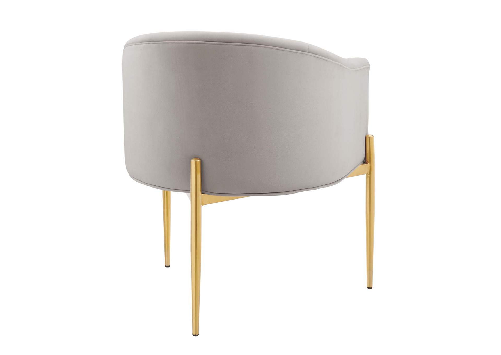 Light Gray Savour Tufted Performance Velvet Accent Chairs - [Set of 2],Modway