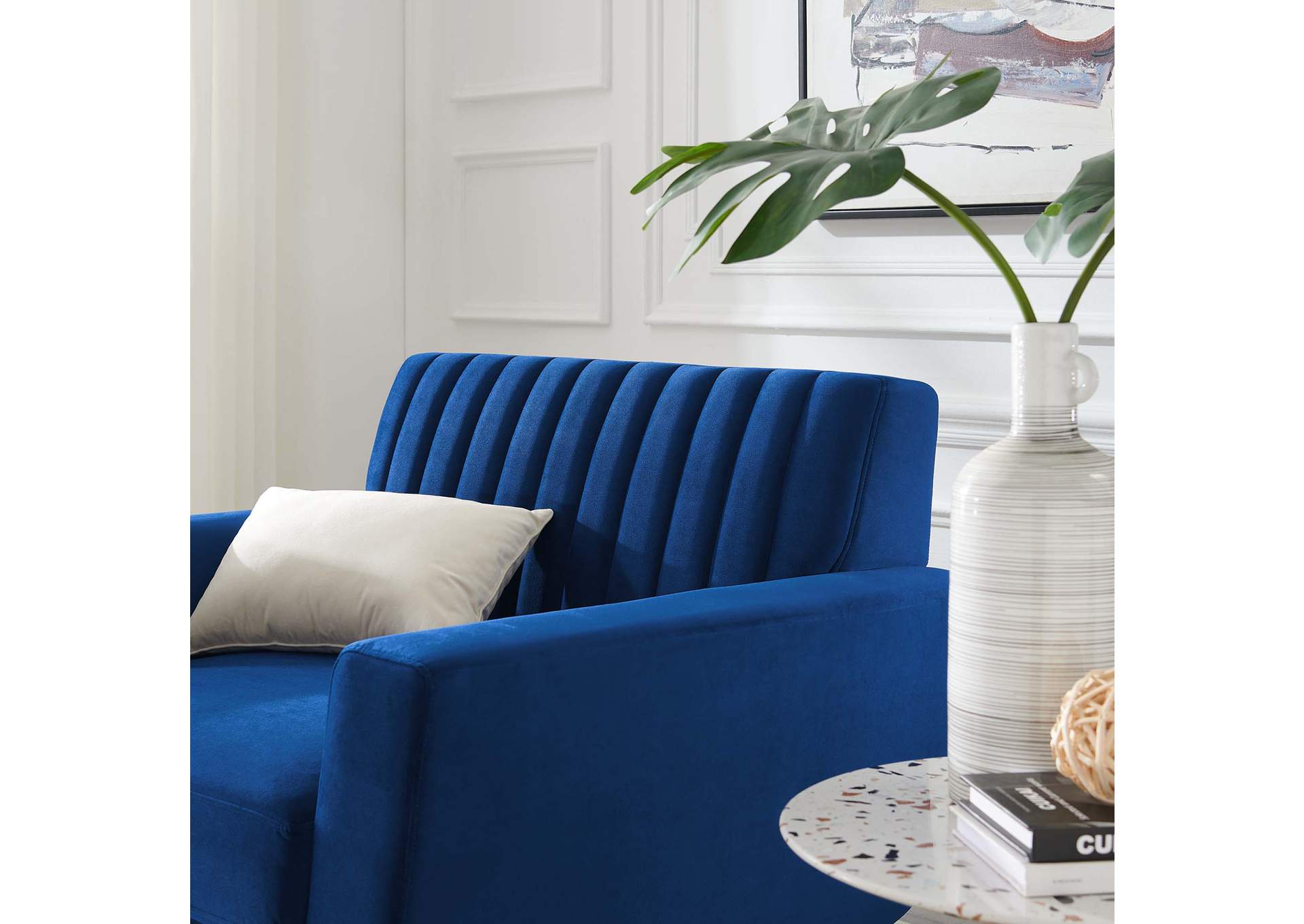 Engage Channel Tufted Performance Velvet Armchair,Modway