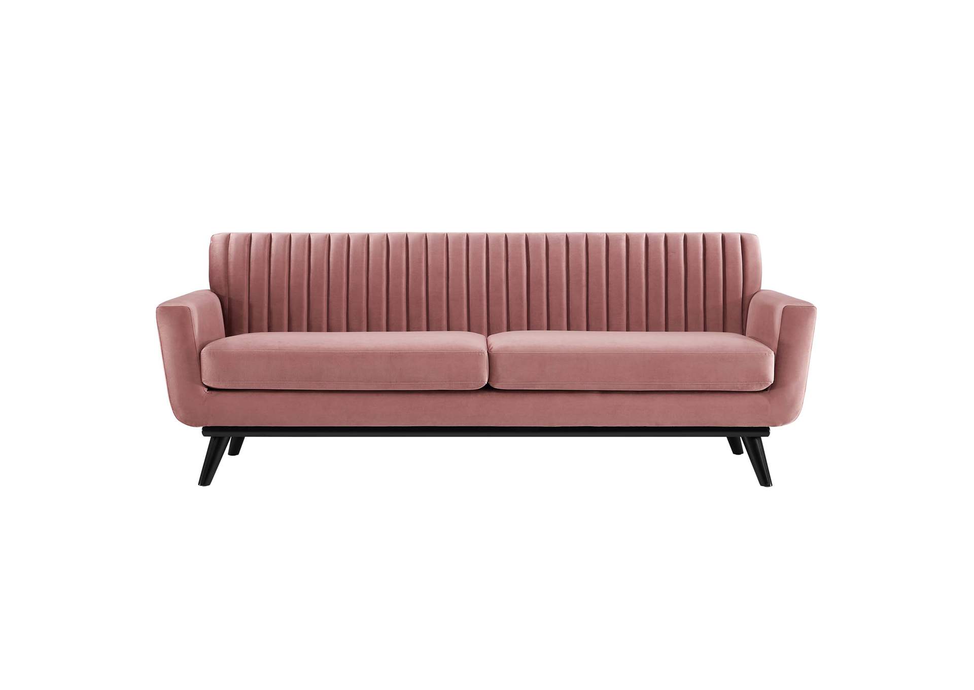 Engage Channel Tufted Performance Velvet Sofa,Modway