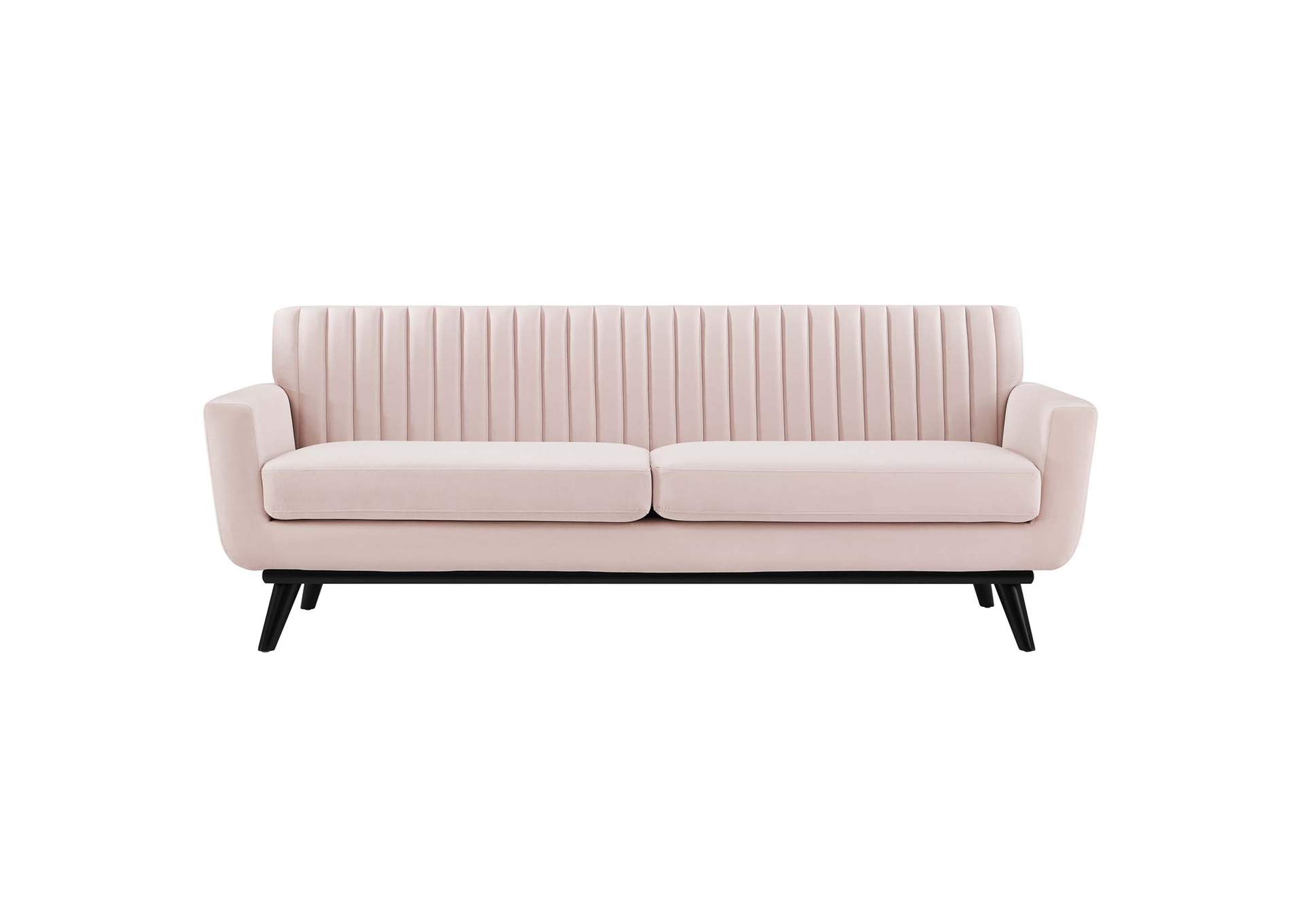 Engage Channel Tufted Performance Velvet Sofa,Modway