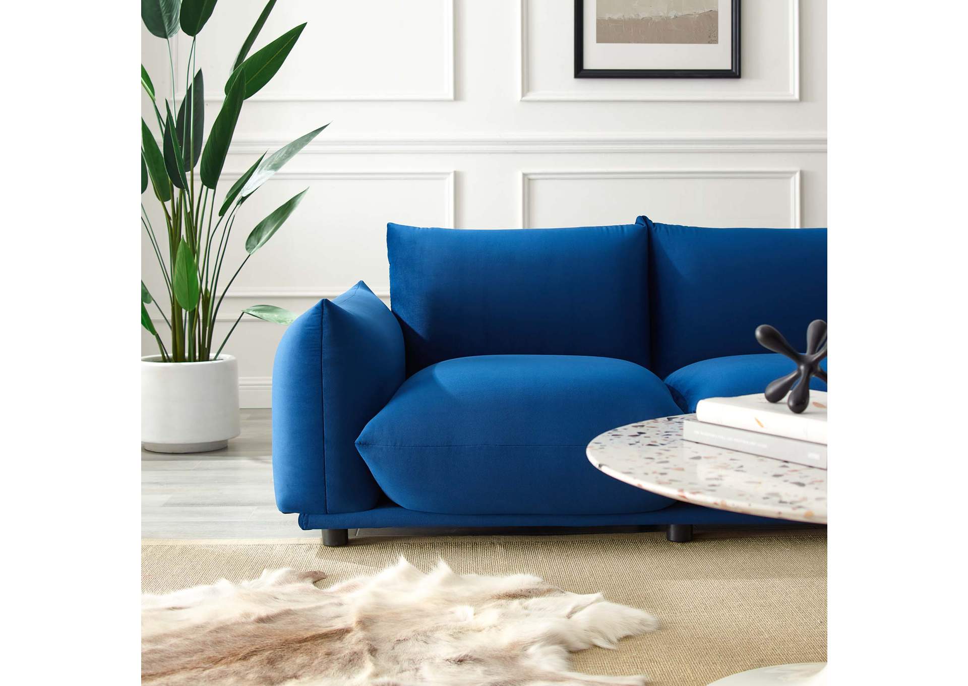 Copious Performance Velvet Loveseat,Modway