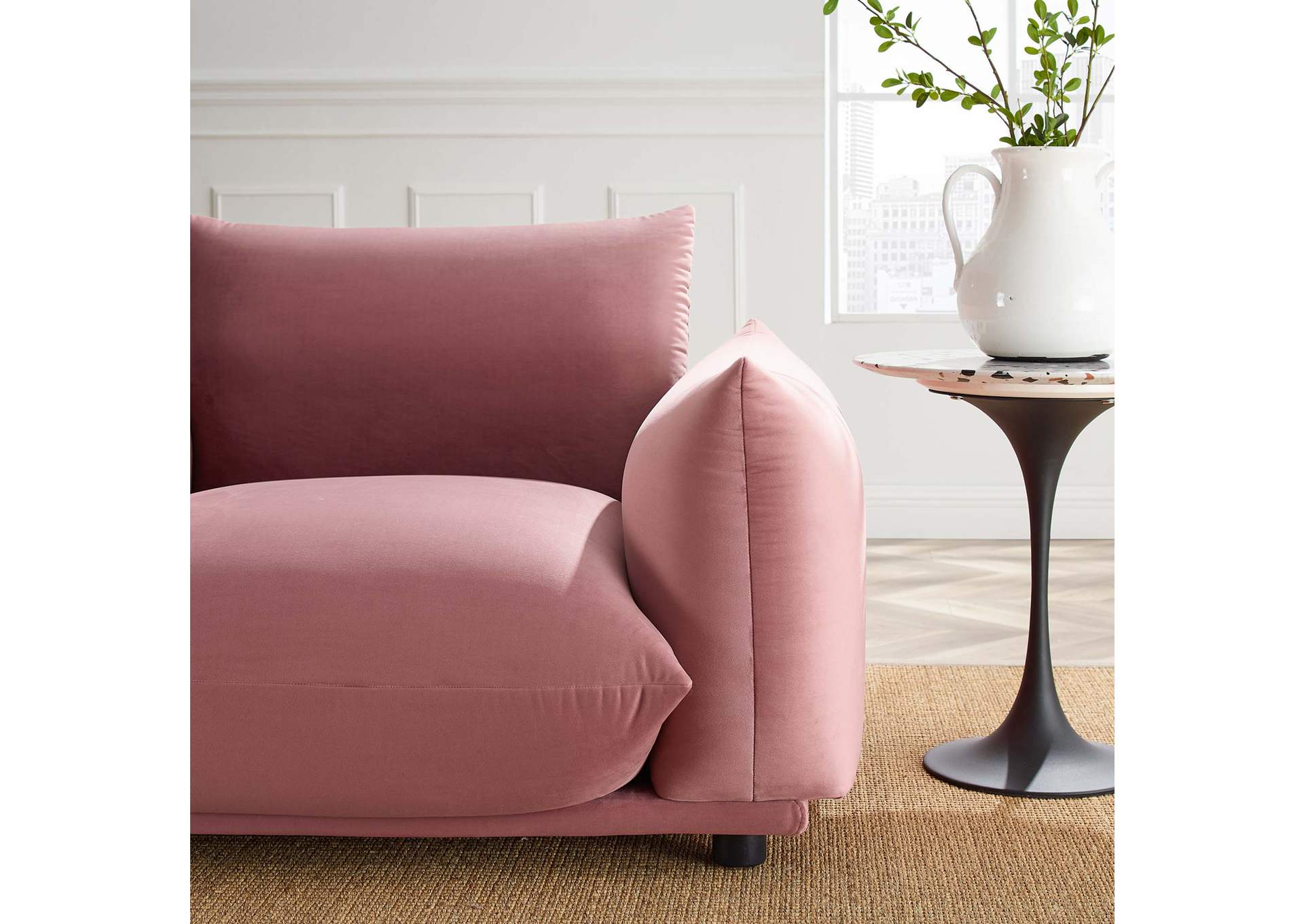 Copious Performance Velvet Armchair,Modway