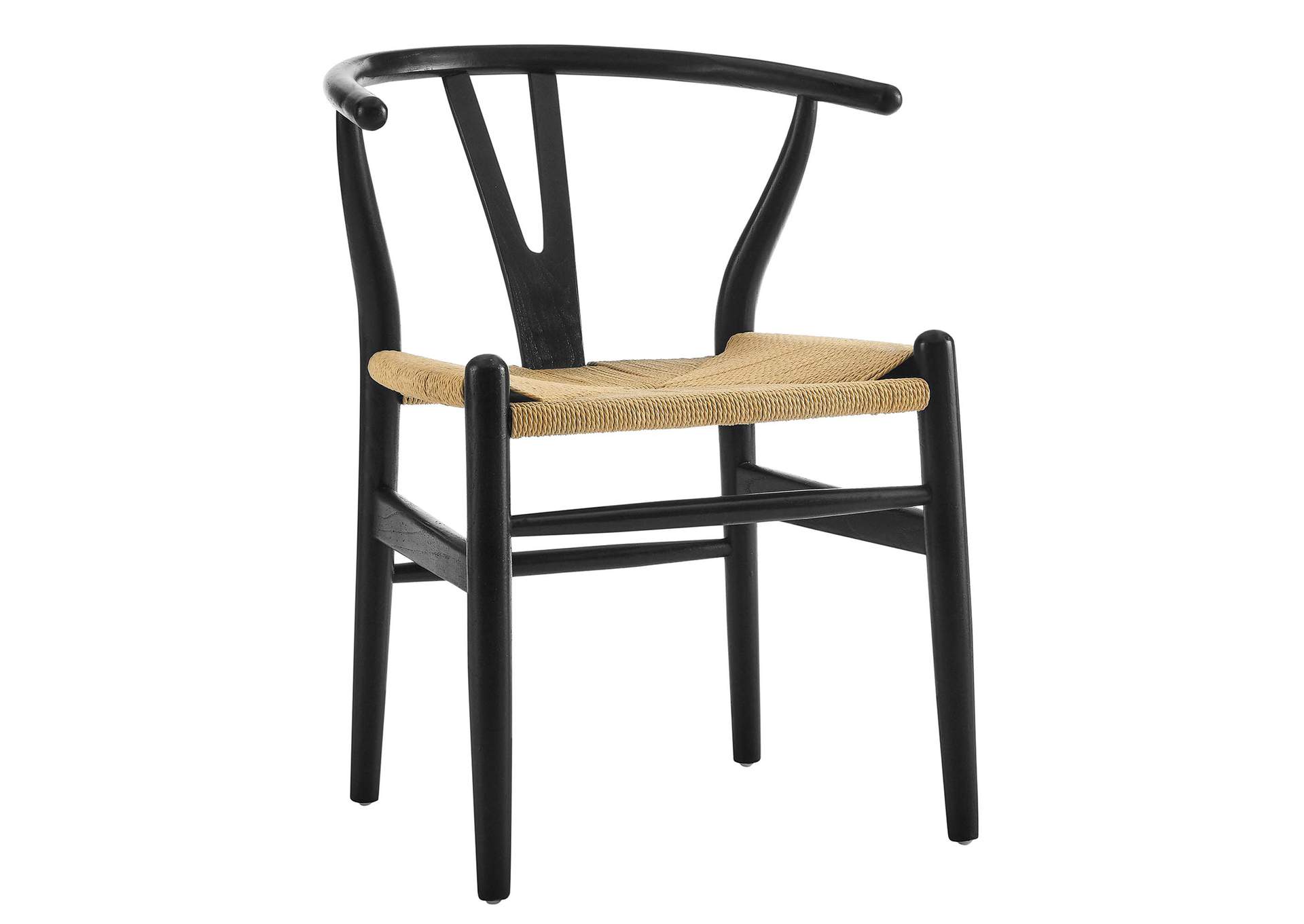 Black Amish Dining Wood Arm Dining Chair,Modway