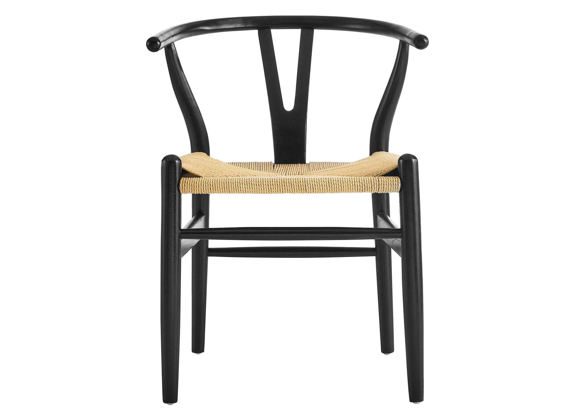 Black Amish Dining Wood Arm Dining Chair,Modway
