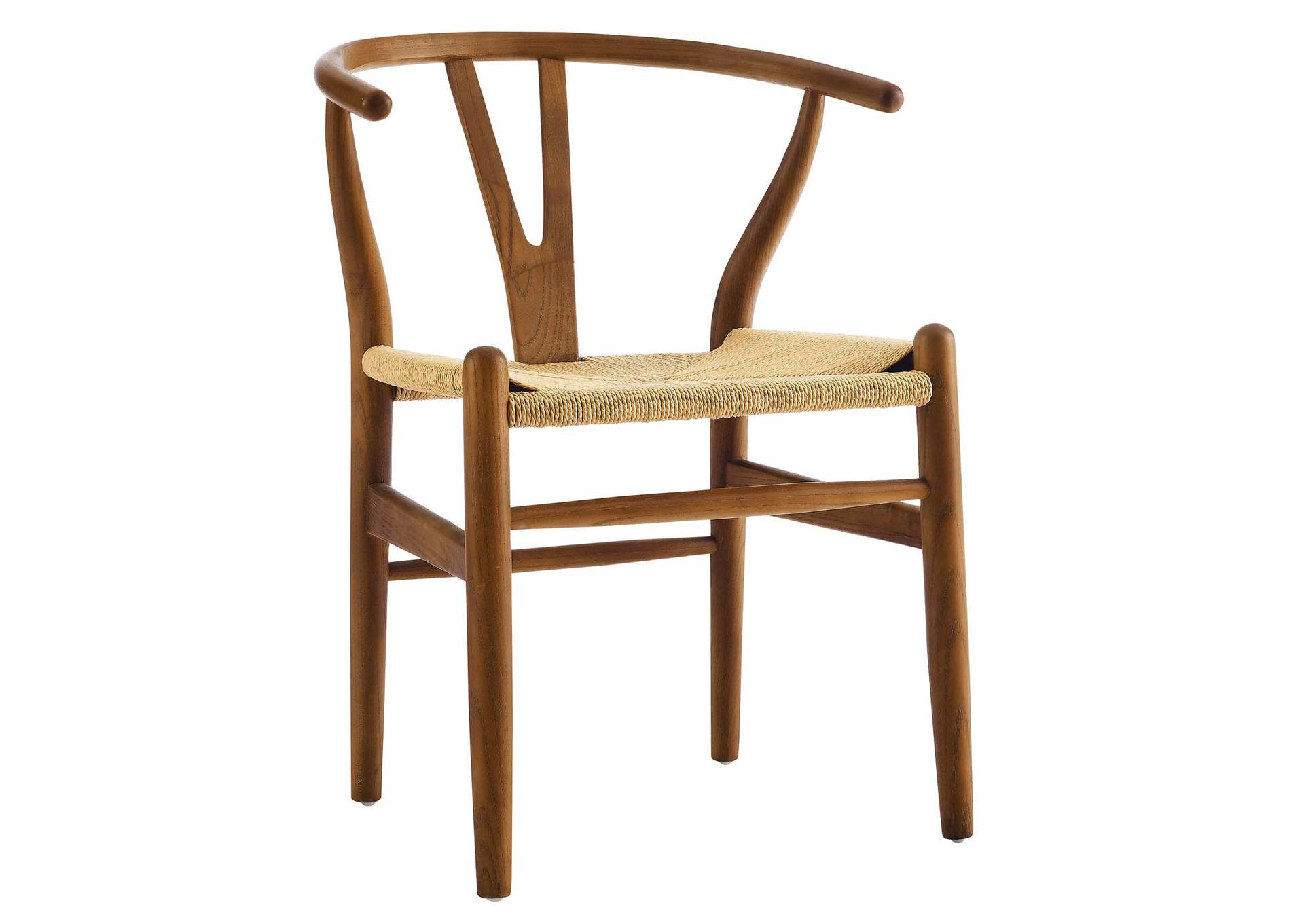 Walnut Amish Dining Wood Arm Dining Chair,Modway