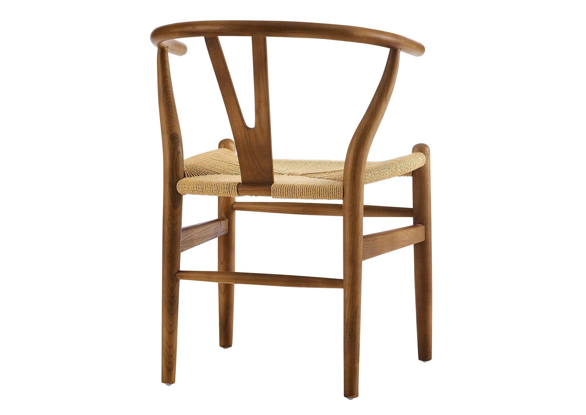Walnut Amish Dining Wood Arm Dining Chair,Modway