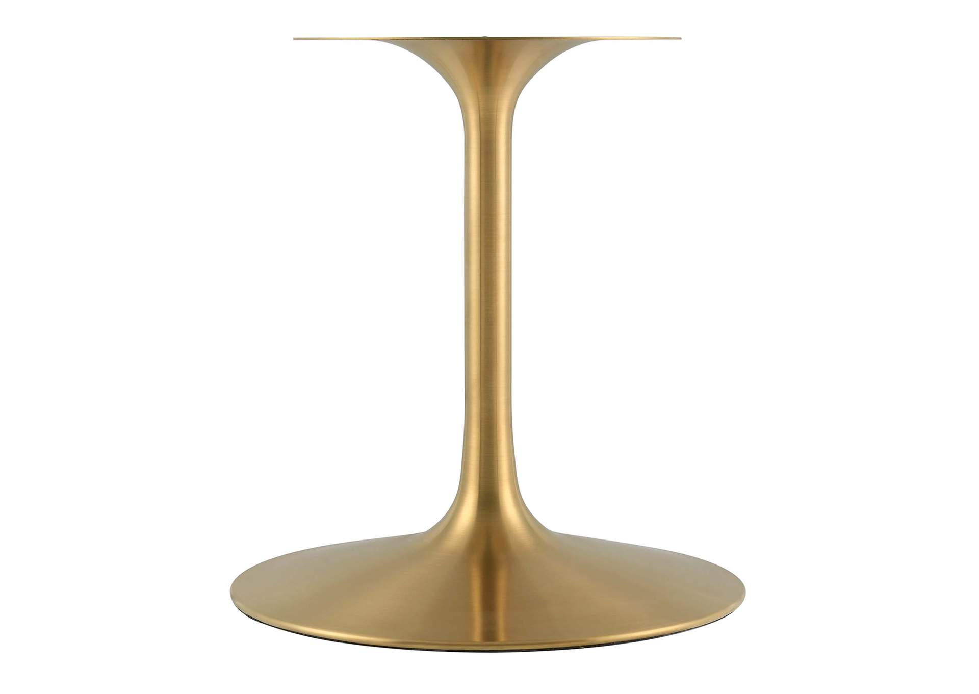 Gold Cherry Walnut Lippa 60" Oval Wood Dining Table,Modway