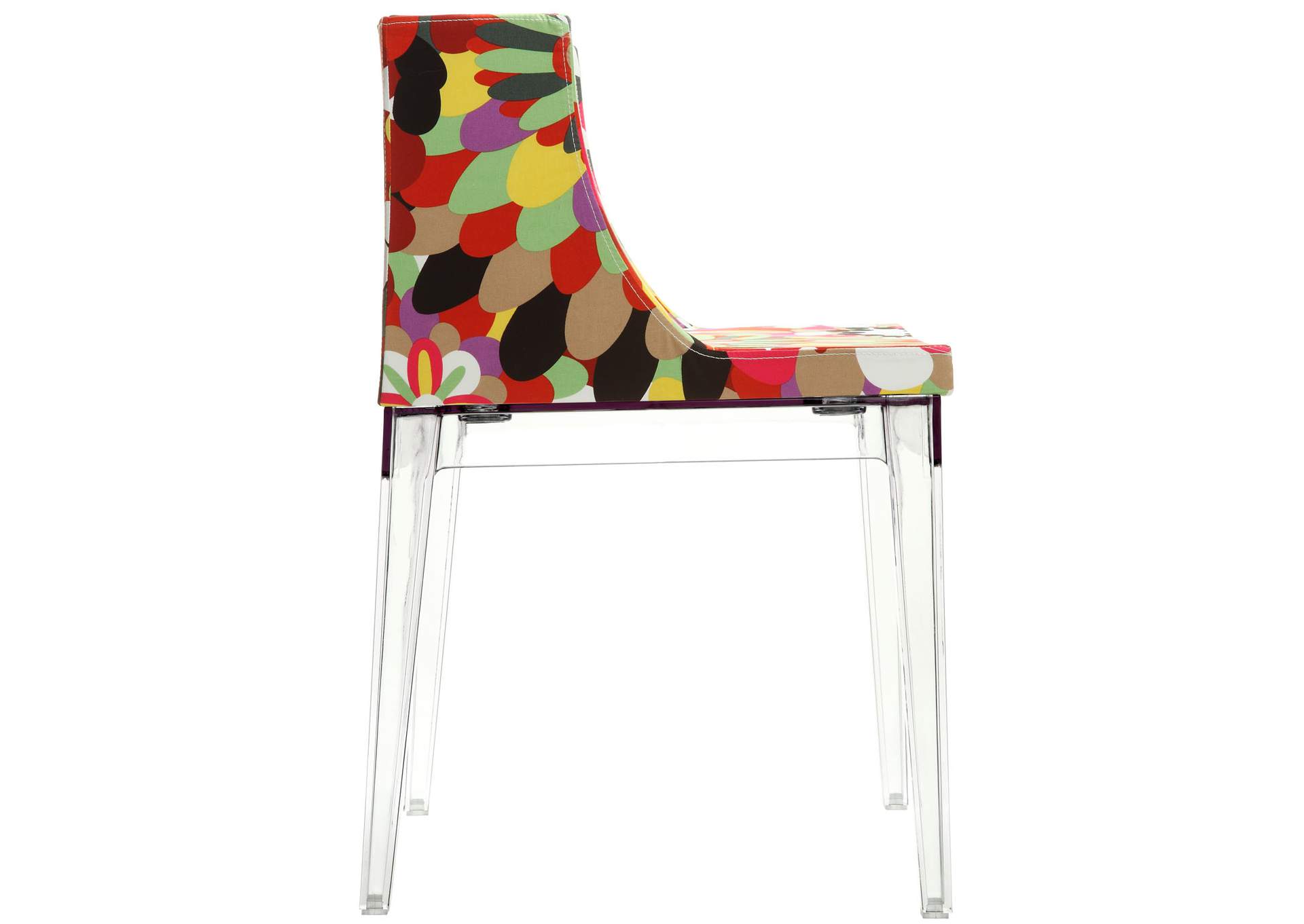 Clear Flower Dining Side Chair,Modway