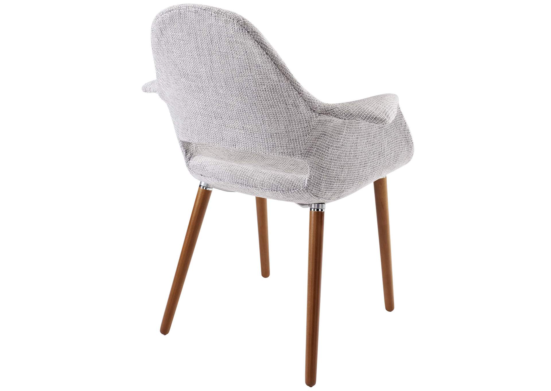 Light Gray Aegis Arm Dining Chair,Modway