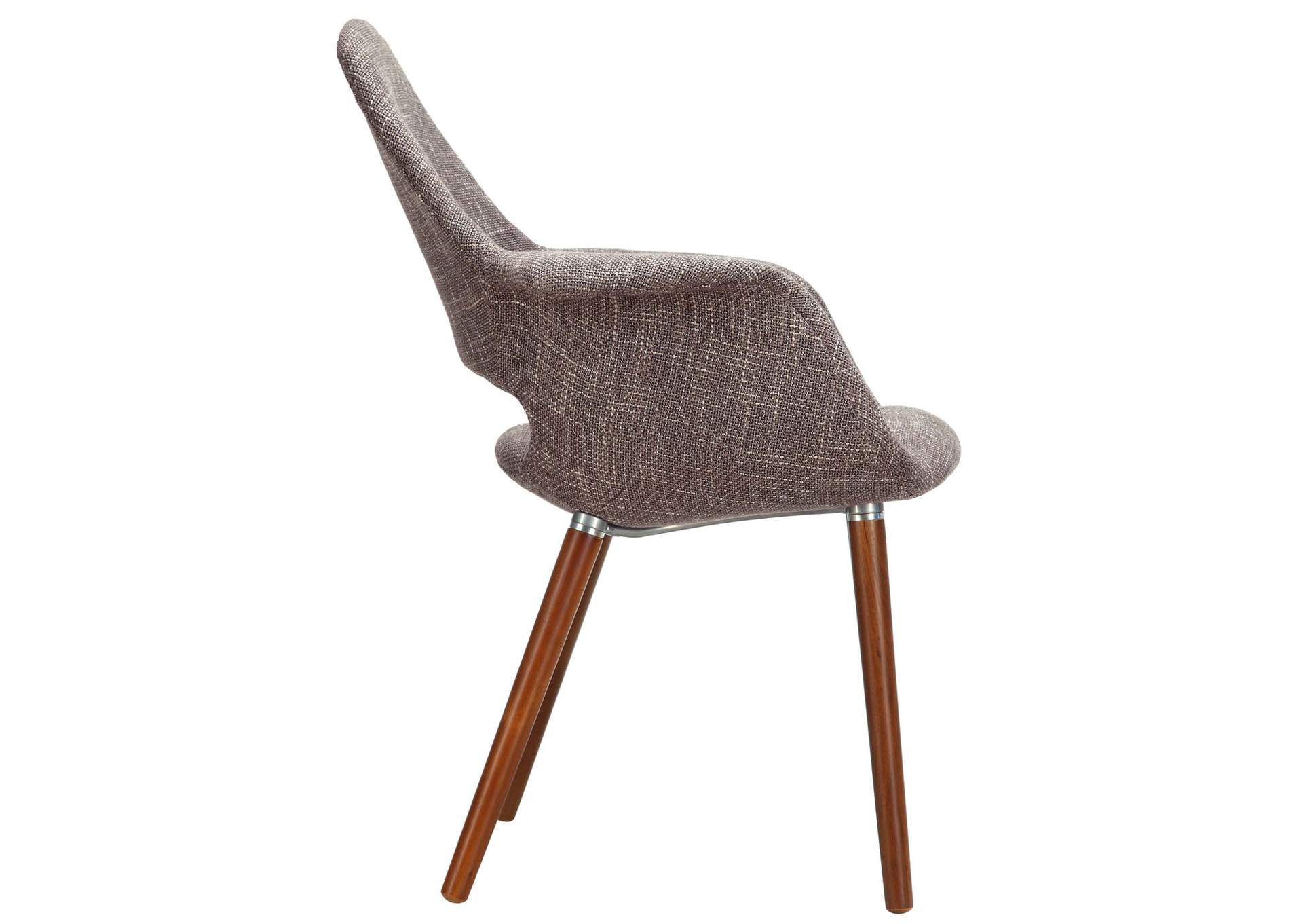 Taupe Aegis Arm Dining Chair,Modway
