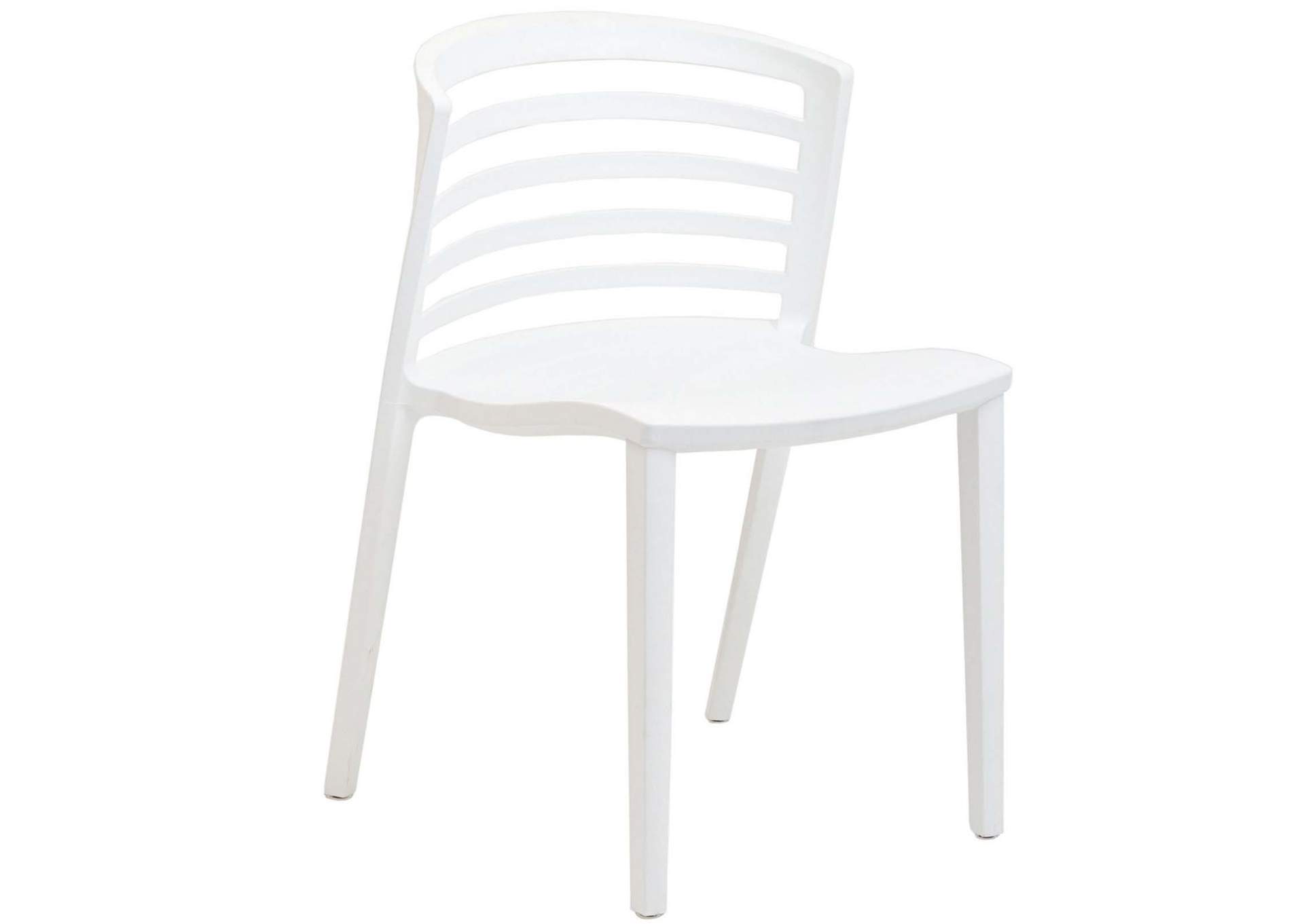 White Curvy Dining Side Chair,Modway