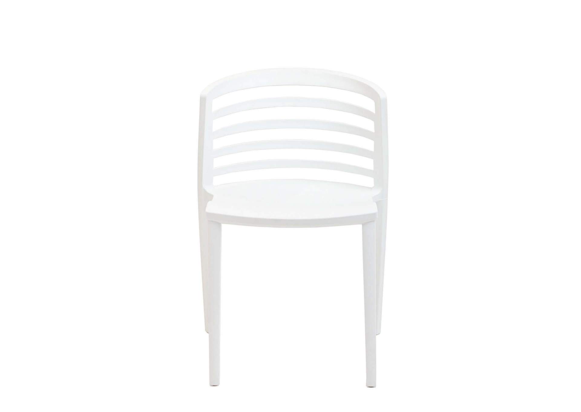 White Curvy Dining Side Chair,Modway