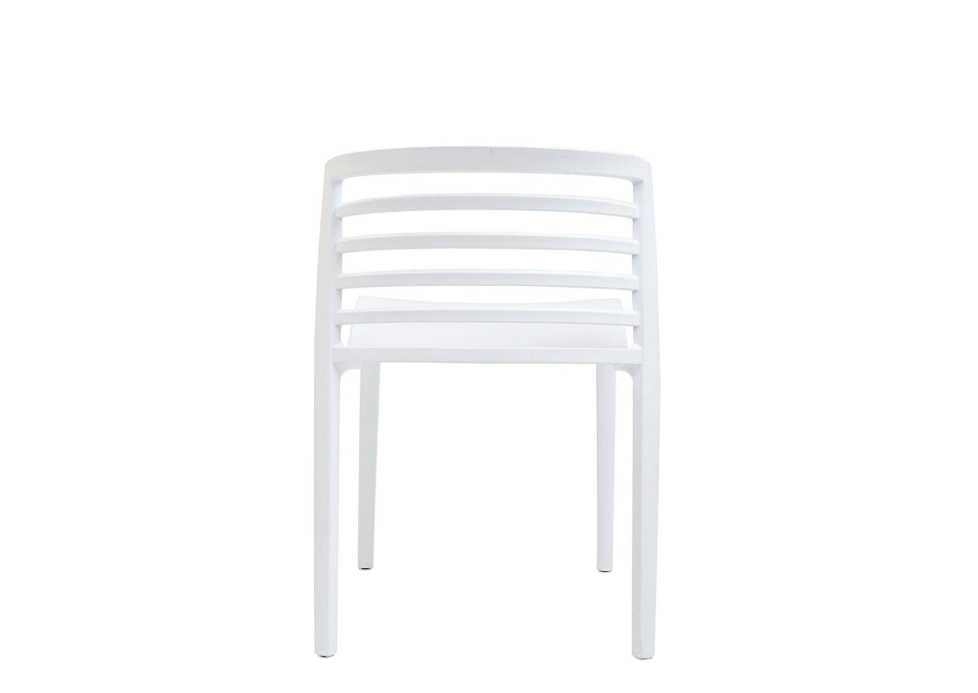 White Curvy Dining Side Chair,Modway