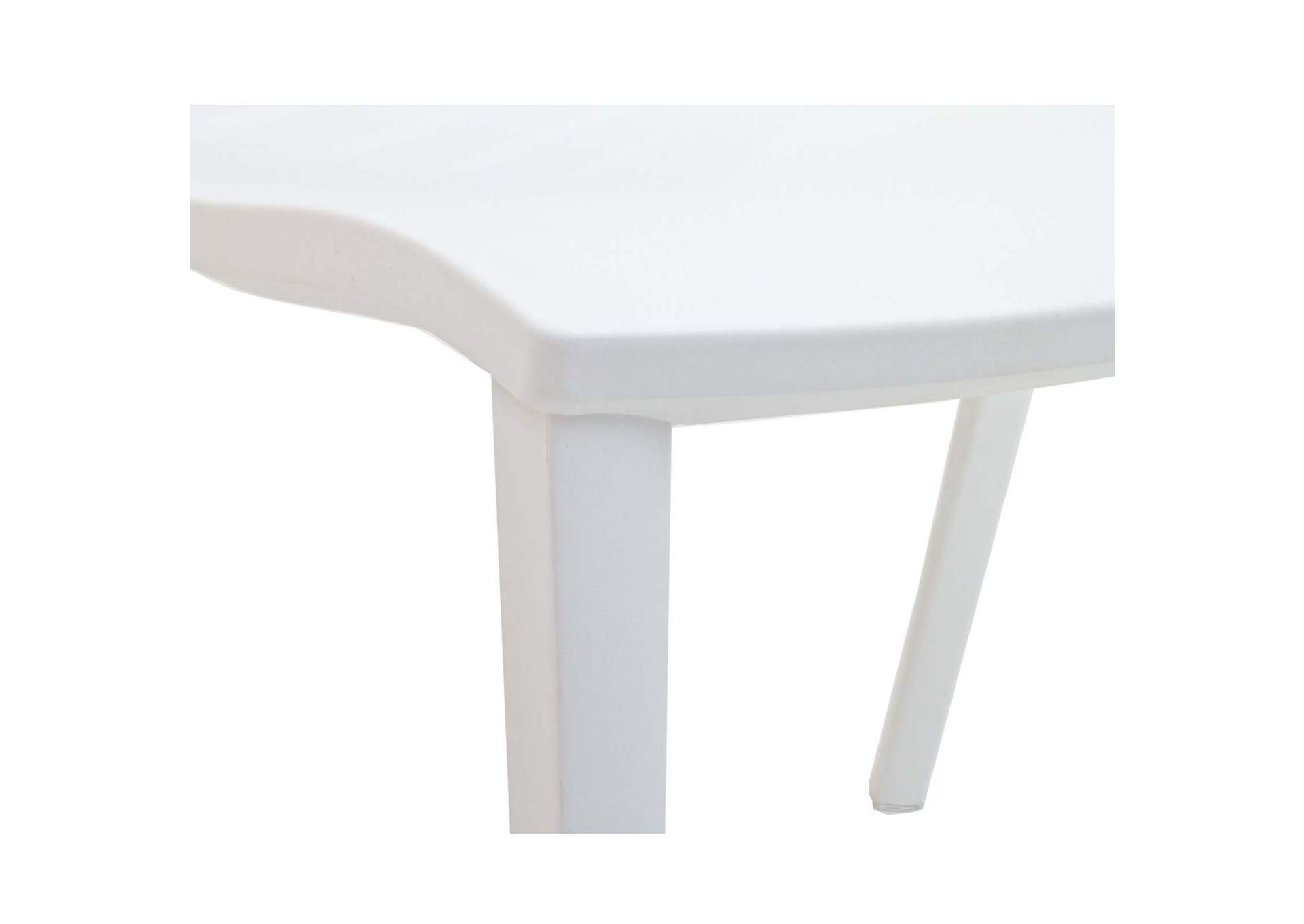 White Curvy Dining Side Chair,Modway