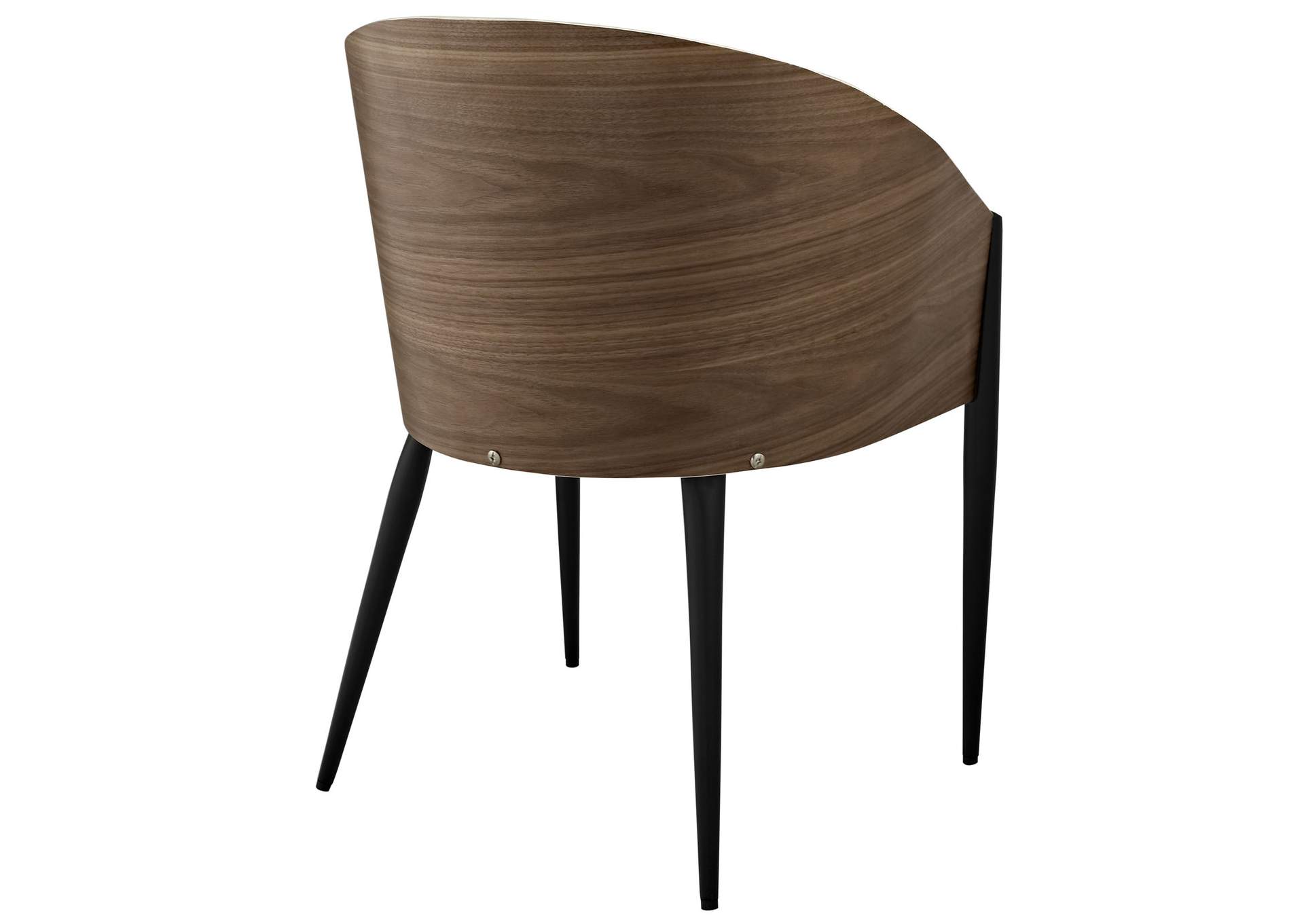 Walnut Cooper Dining Wood Arm Dining Chair,Modway