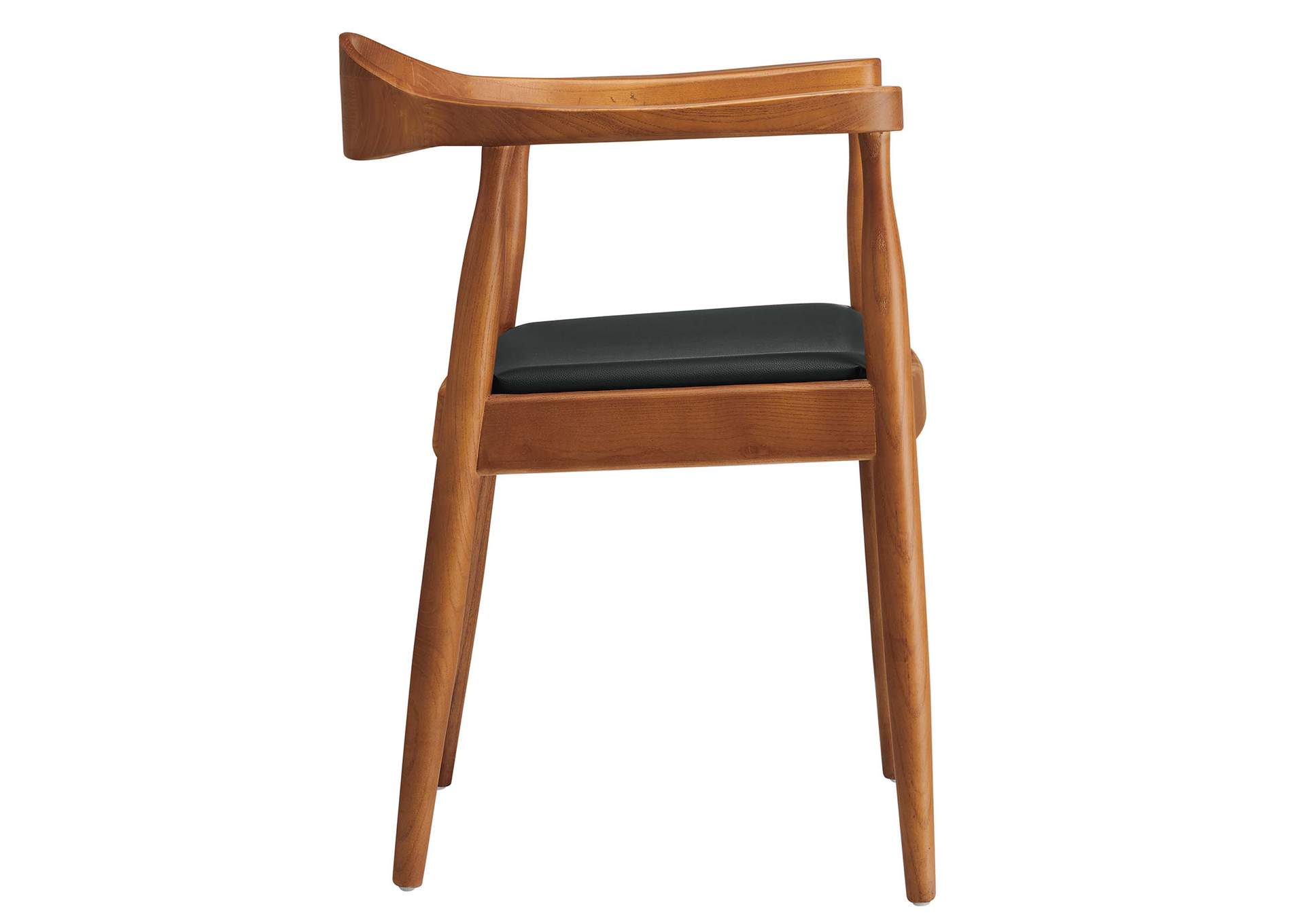 Black Presidential Arm Dining Chair,Modway