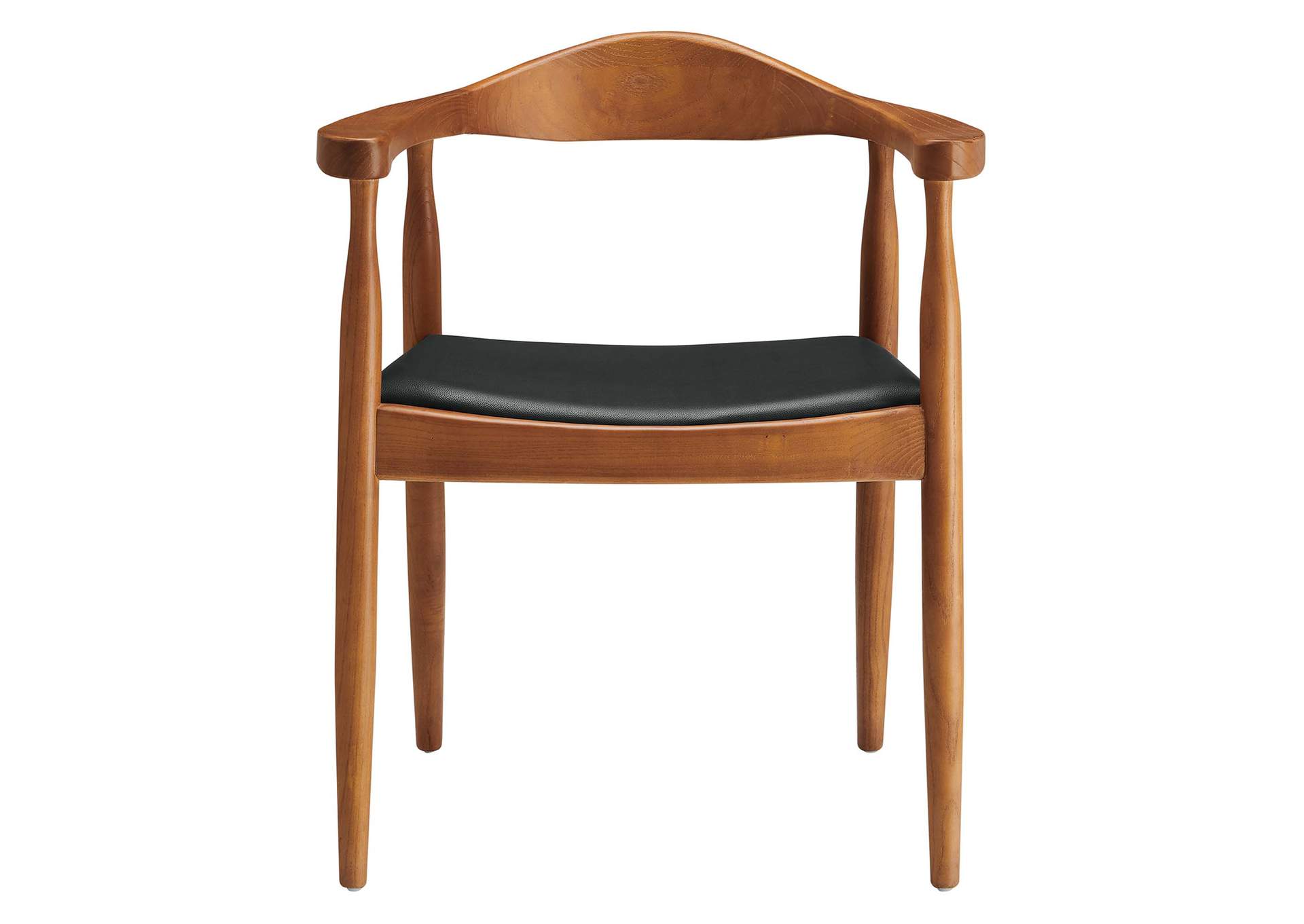 Black Presidential Arm Dining Chair,Modway