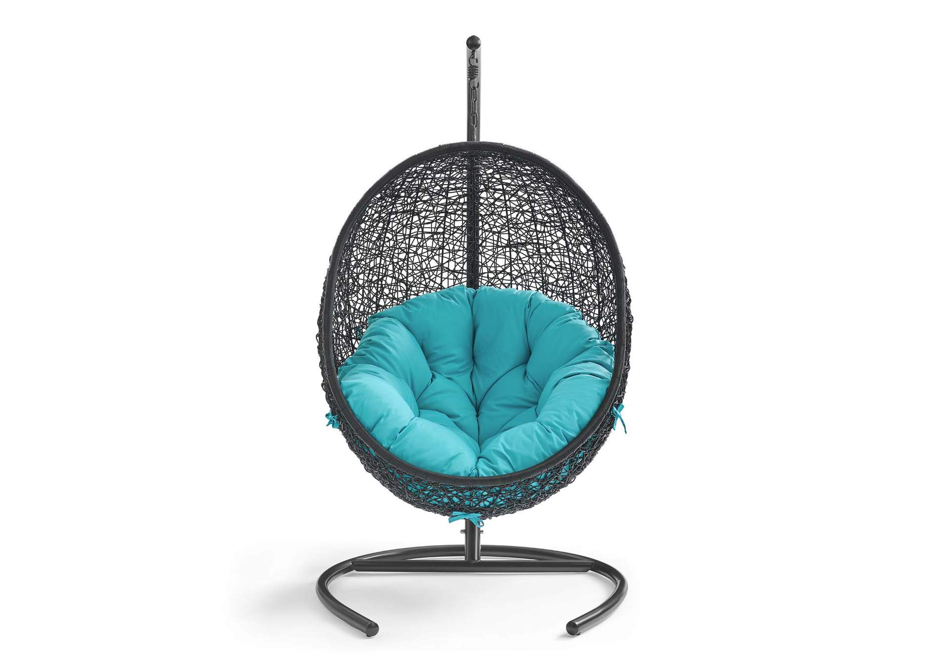 Turquoise Encase Swing Outdoor Patio Lounge Chair,Modway