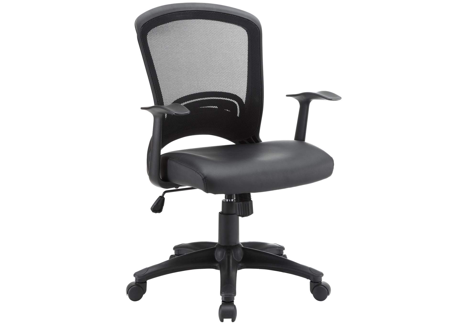 Black Pulse Vinyl Office Chair,Modway