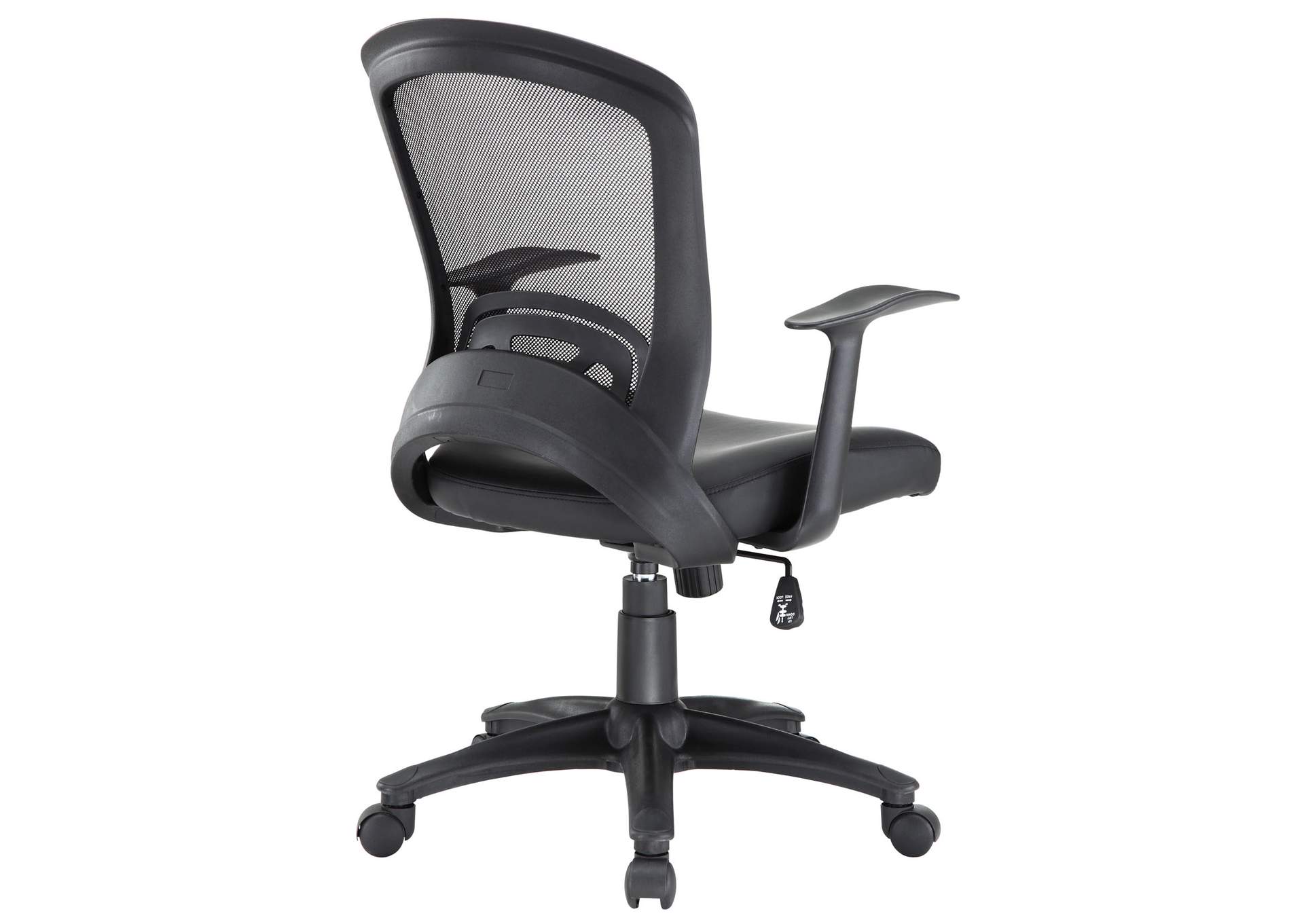 Black Pulse Vinyl Office Chair,Modway