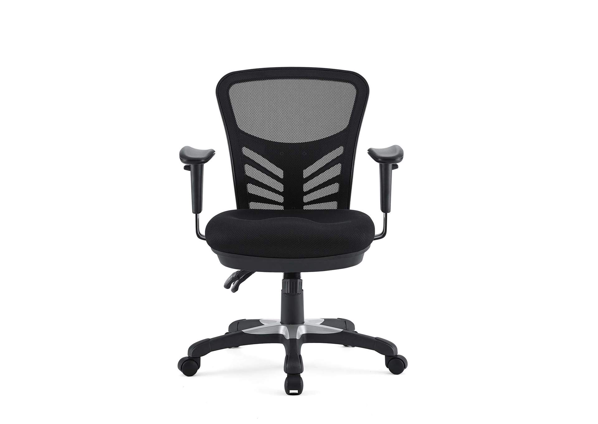 Black Articulate Mesh Office Chair,Modway