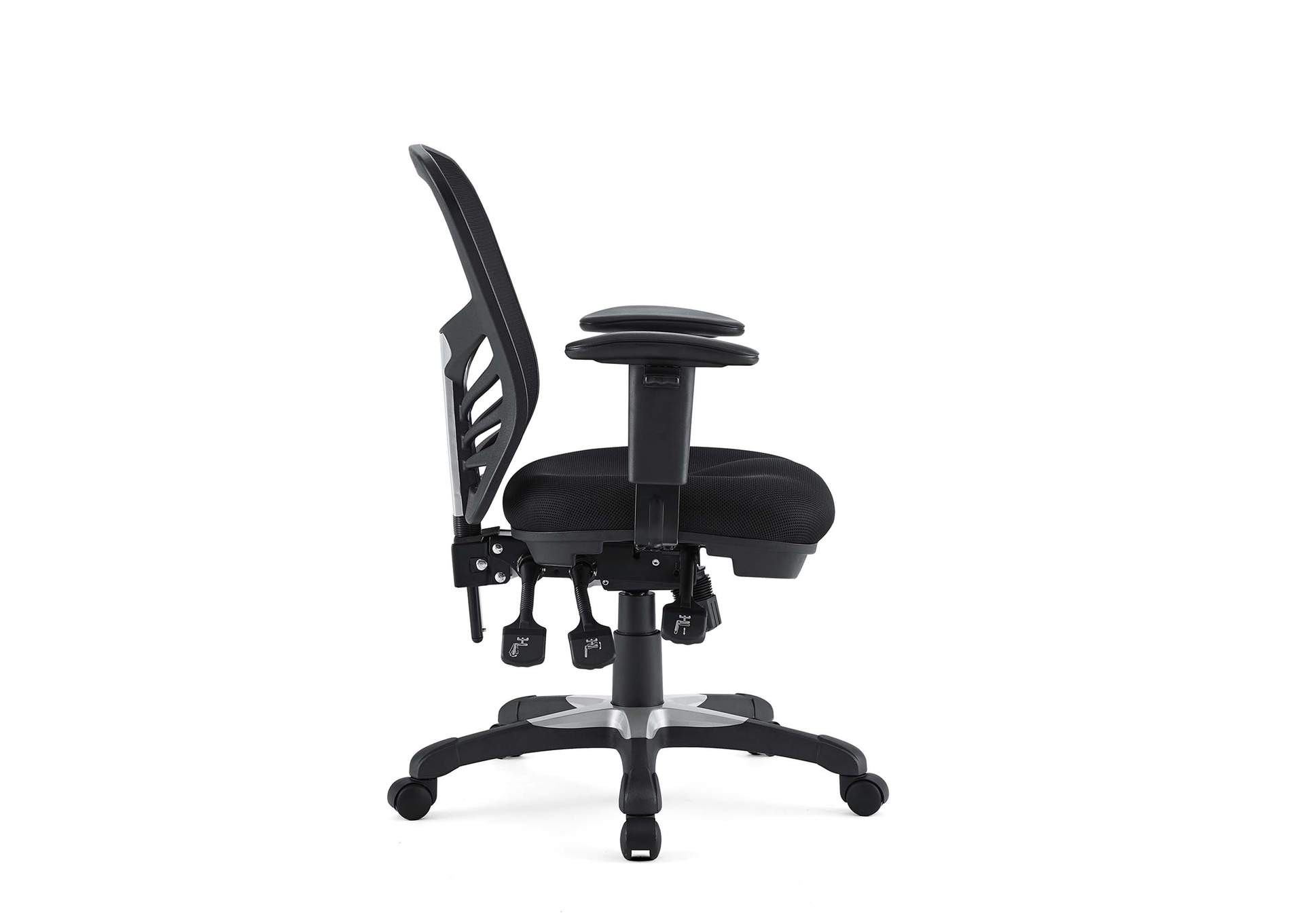 Black Articulate Mesh Office Chair,Modway