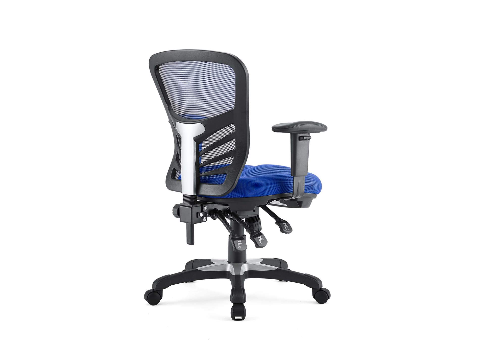 Blue Articulate Mesh Office Chair,Modway