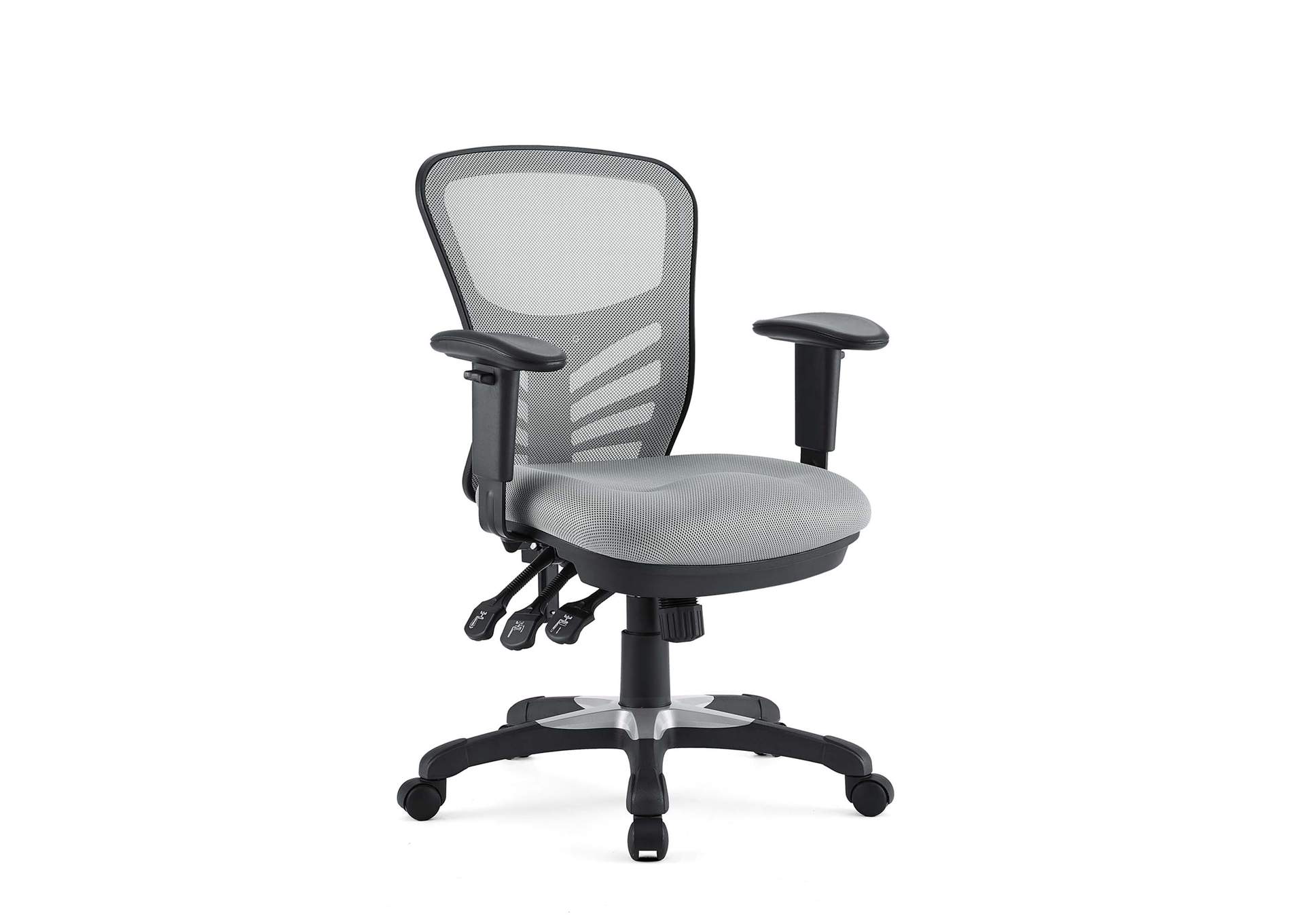 Gray Articulate Mesh Office Chair,Modway