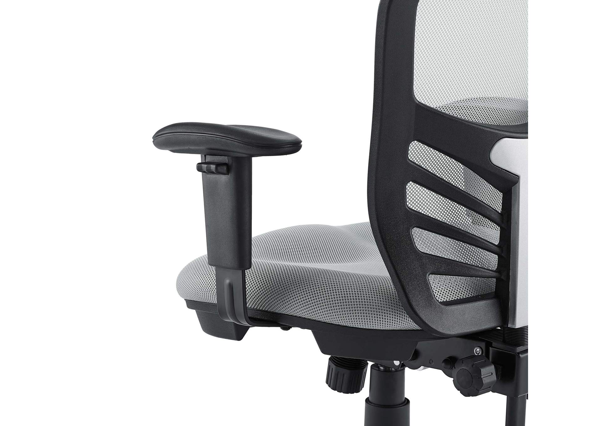 Gray Articulate Mesh Office Chair,Modway