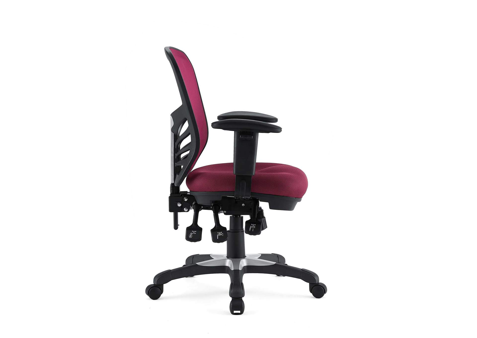 Red Articulate Mesh Office Chair,Modway