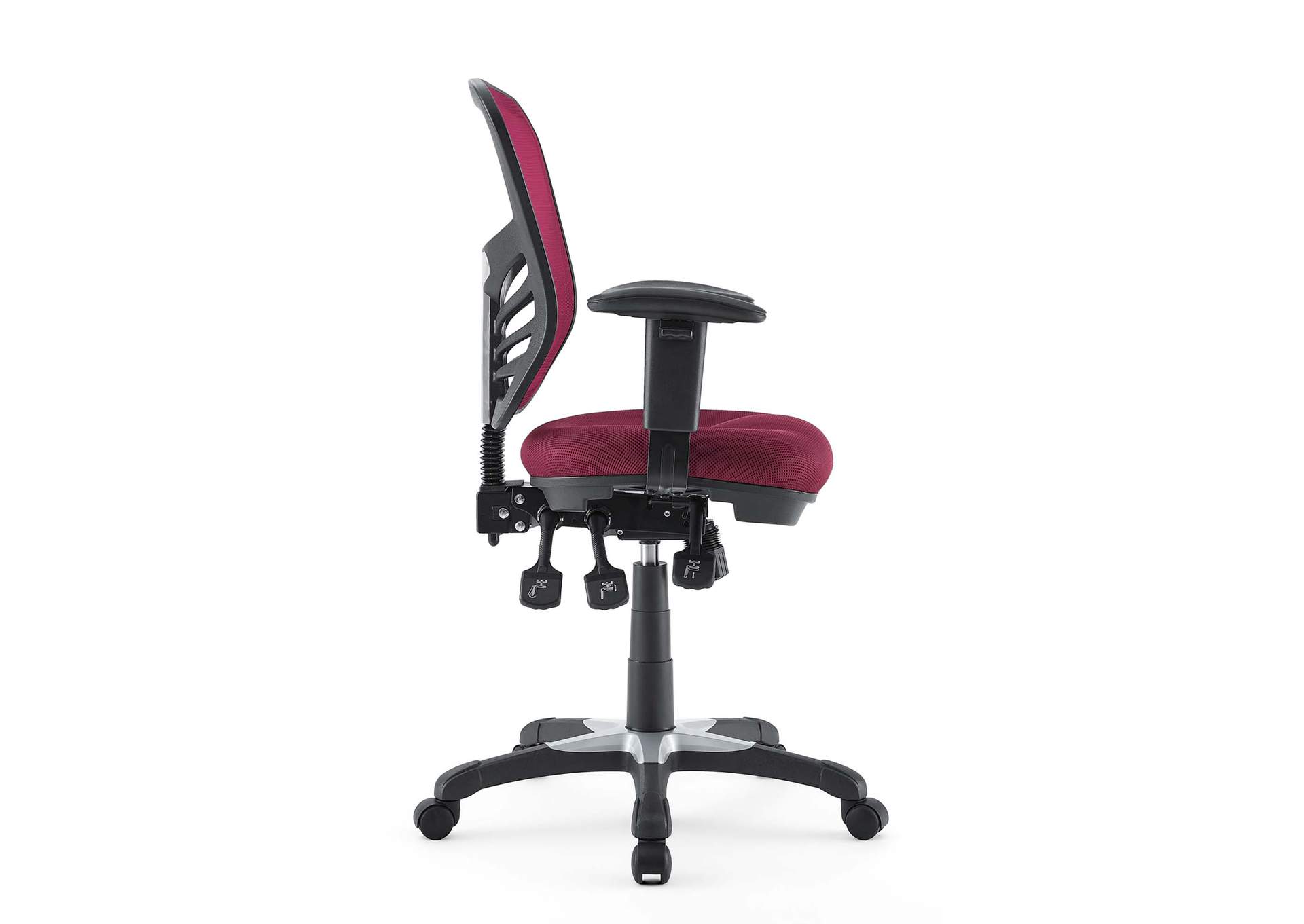 Red Articulate Mesh Office Chair,Modway