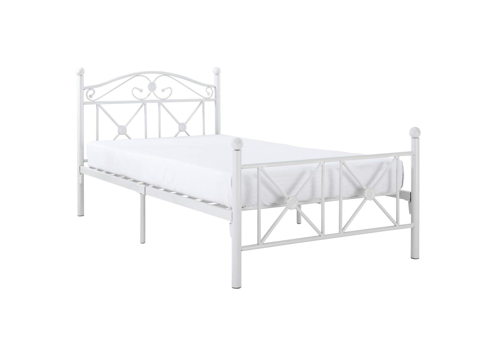 White Cottage Twin Bed,Modway