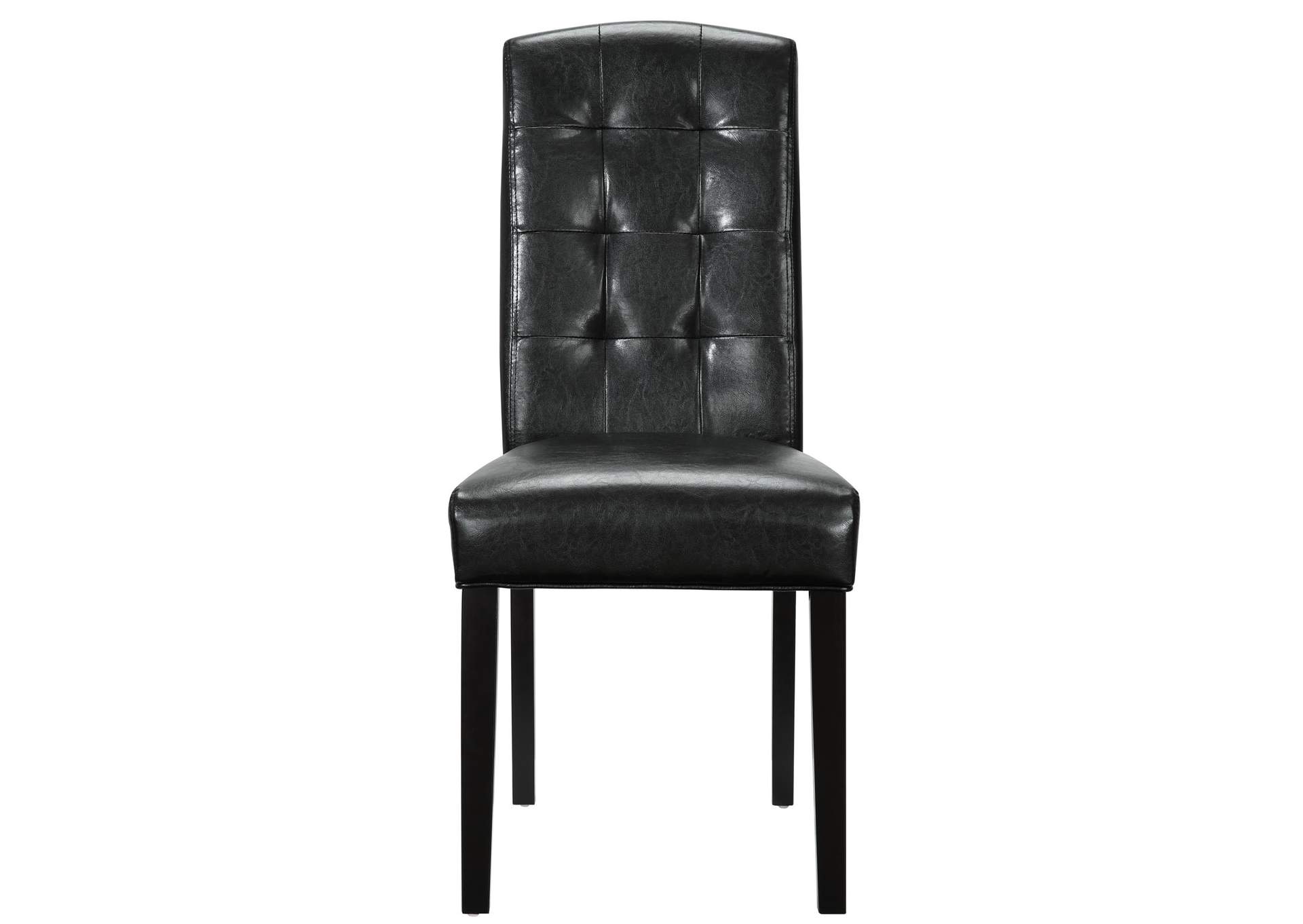 Black Perdure Dining Vinyl Side Chair,Modway