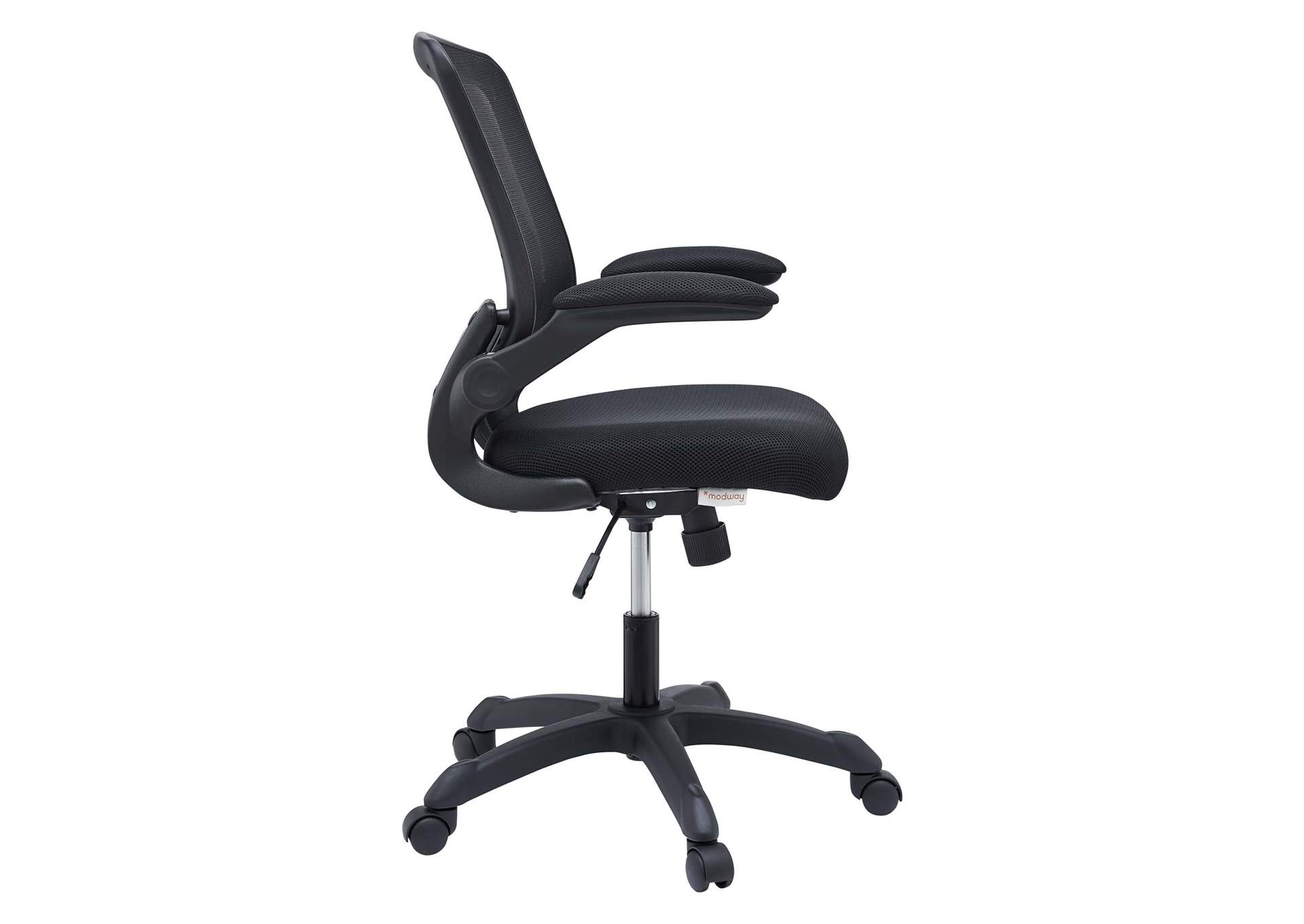 Black Veer Mesh Office Chair,Modway