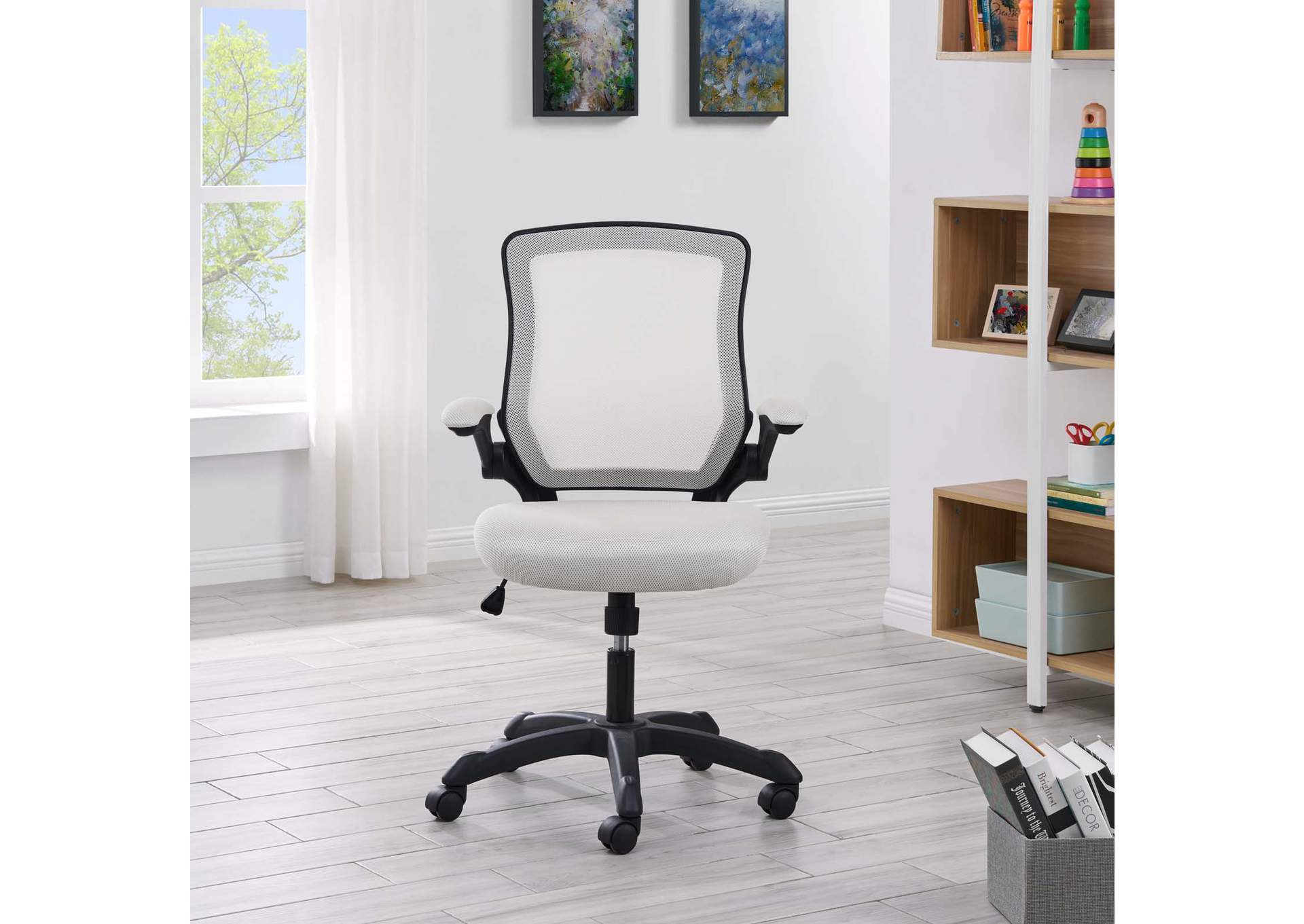 Gray Veer Mesh Office Chair,Modway