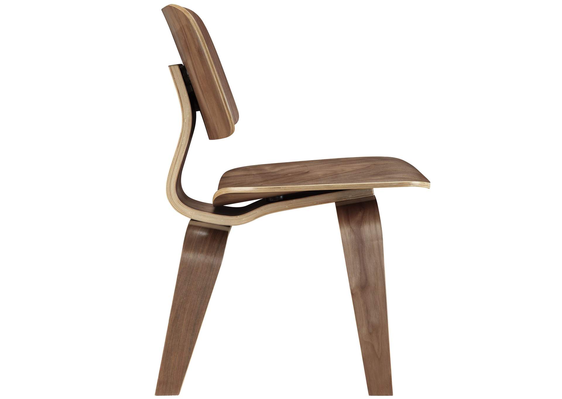 Walnut Fathom Dining Chairs [Set of 2],Modway