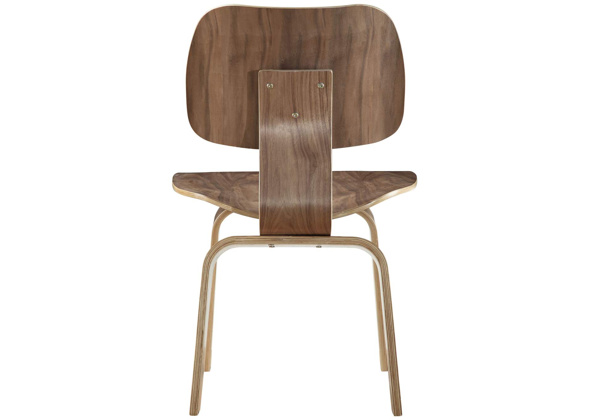 Walnut Fathom Dining Chairs [Set of 2],Modway