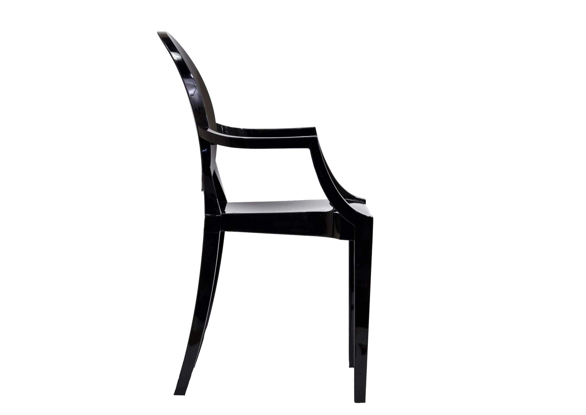 Black Casper Arm Dining Chairs [Set of 2],Modway